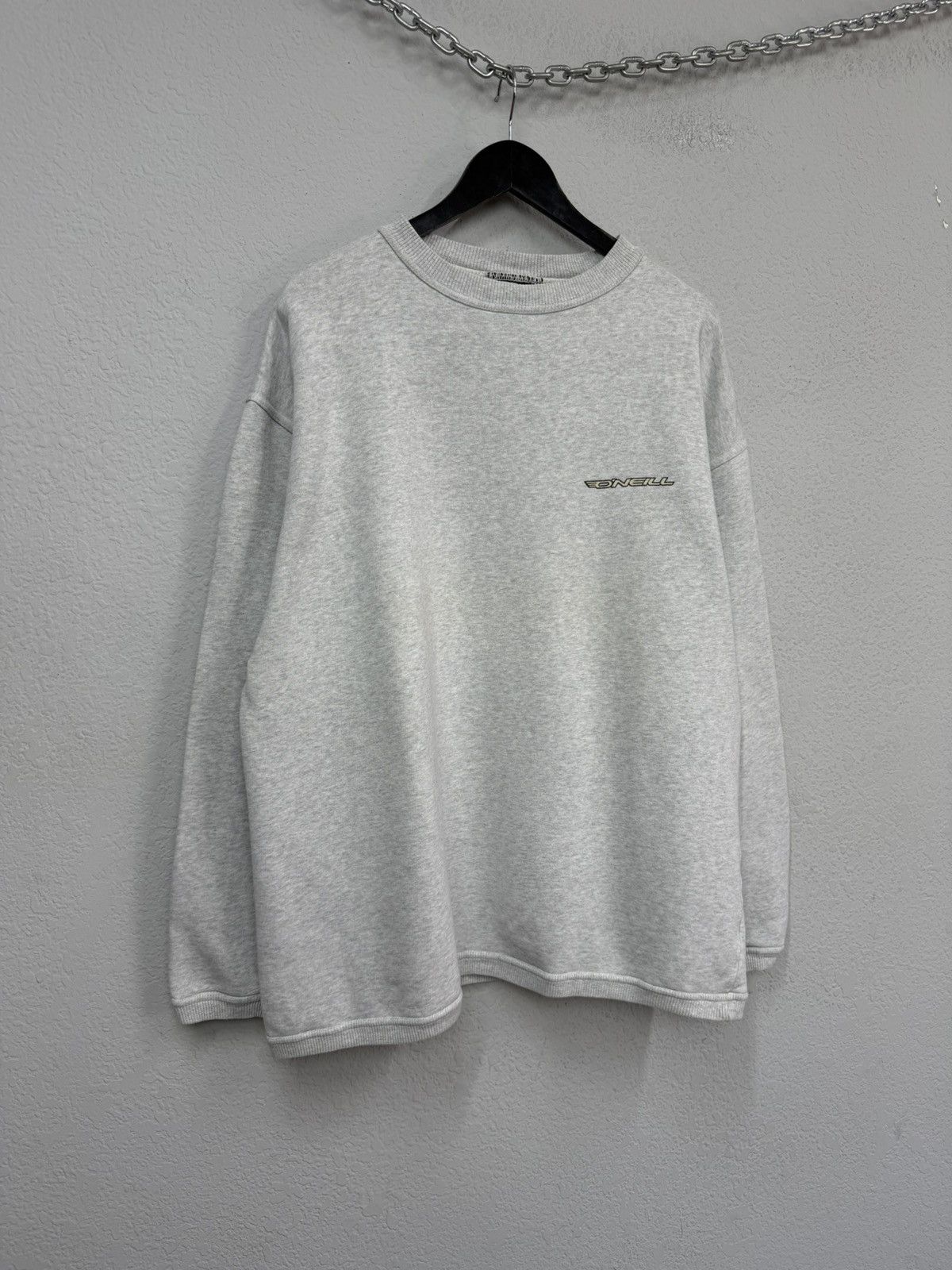If Six Was Nine Vintage O’neill 90’s Sweatshirt Big Logo Y2K Gray Size US L / EU 52-54 / 3 - 4 Thumbnail