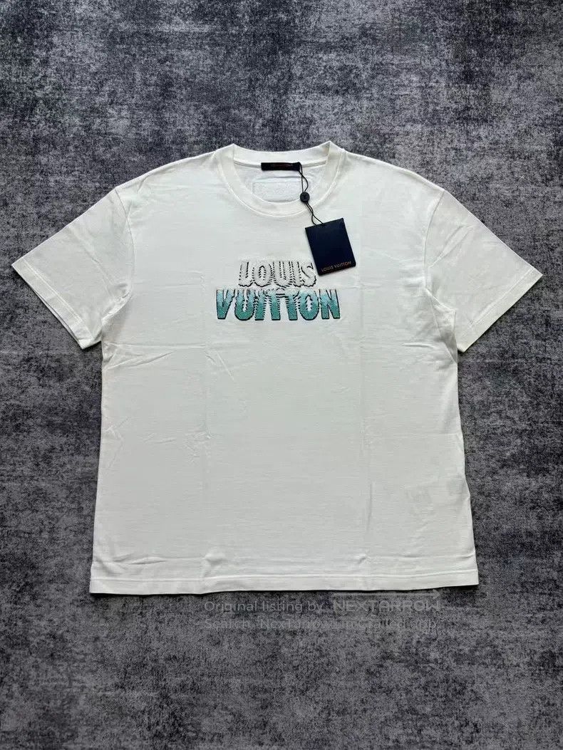 Louis Vuitton Louis Vuitton New Feidong beaded logo short sleeve Size US L / EU 52-54 / 3 - 1 Thumbnail