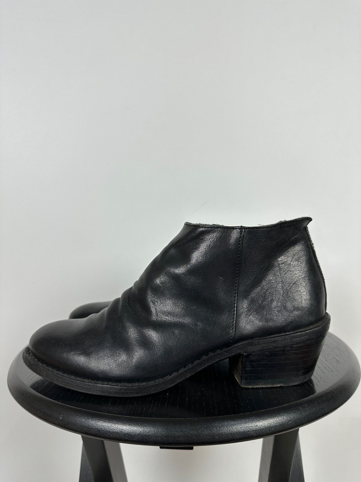 Fiorentini + Baker Fiorentini + Baker Black Leather Zip Ankle Boots Size US 8 / IT 38 - 3 Thumbnail