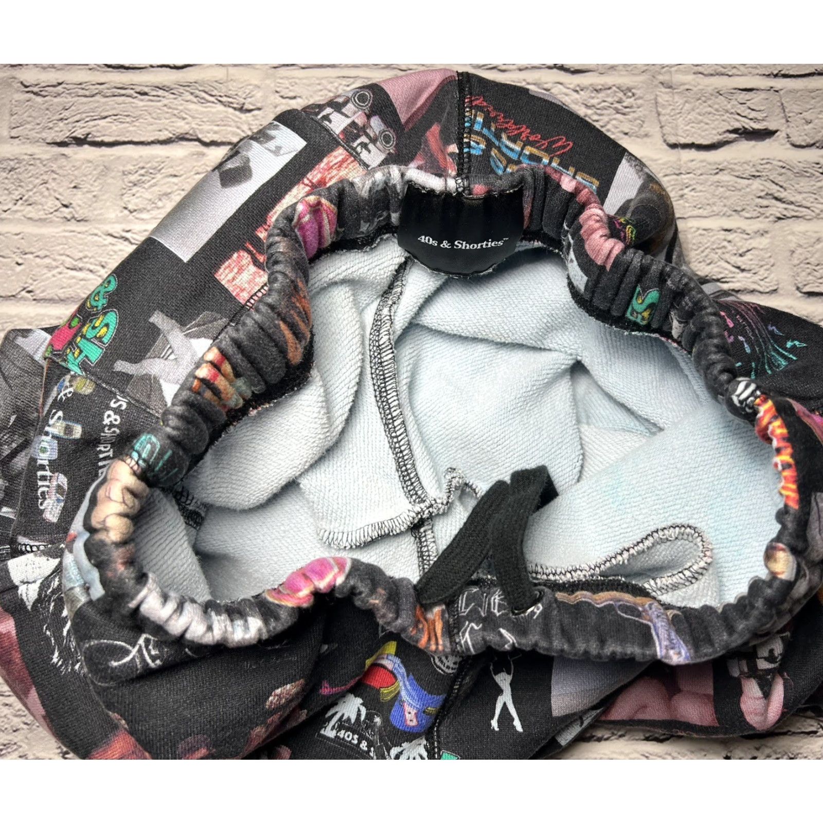 Gloverall RARE 40s & Shorties Jogger Pants S Activewear Elastic Waist Pockets Multicolor Logo Hip Hop Size US 29 - 7 Thumbnail