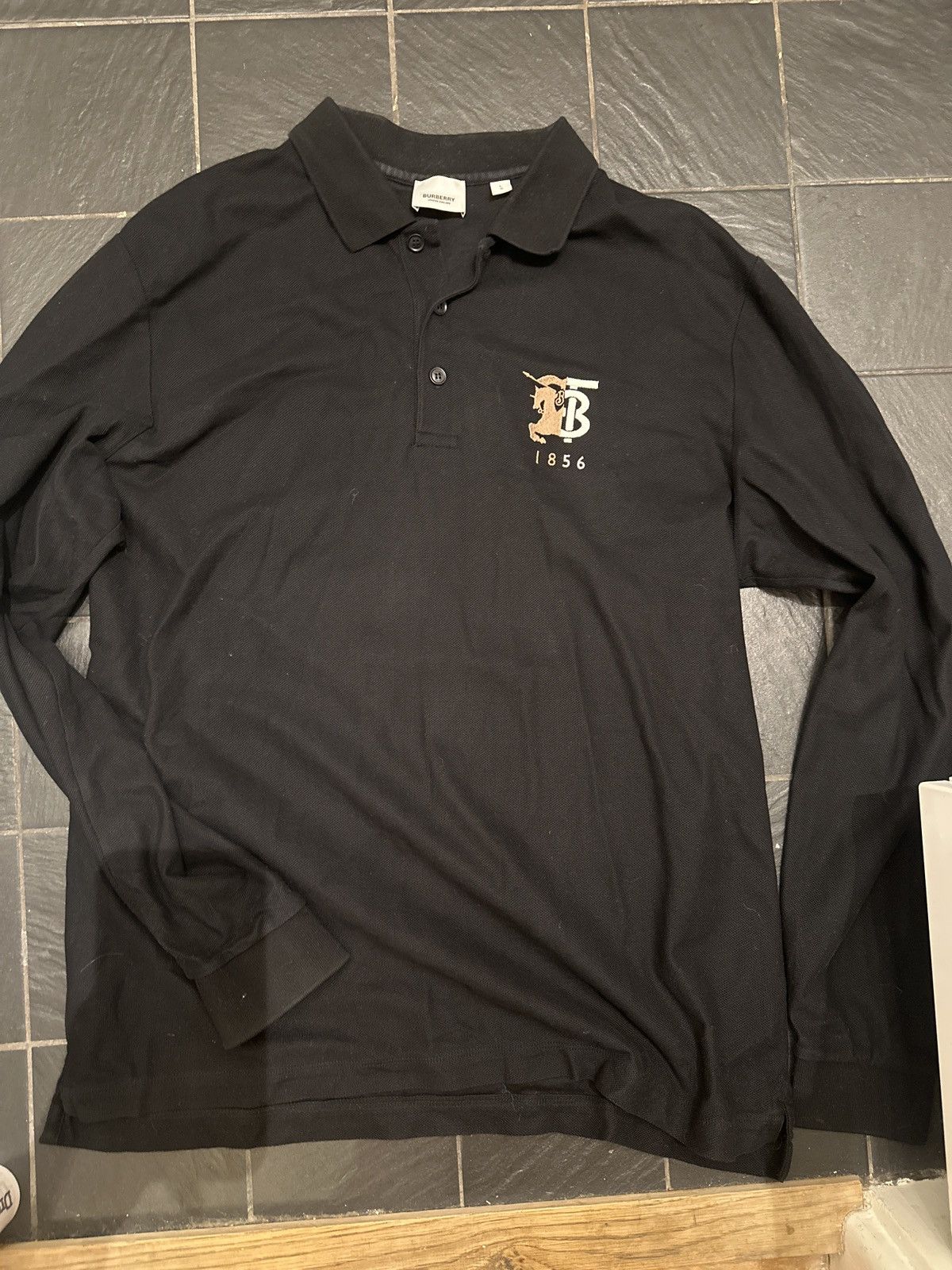 Burberry Burberry TB 1856 Equestrian Knight Embroidered Long-Sleeve Size US L / EU 52-54 / 3 - 13 Thumbnail