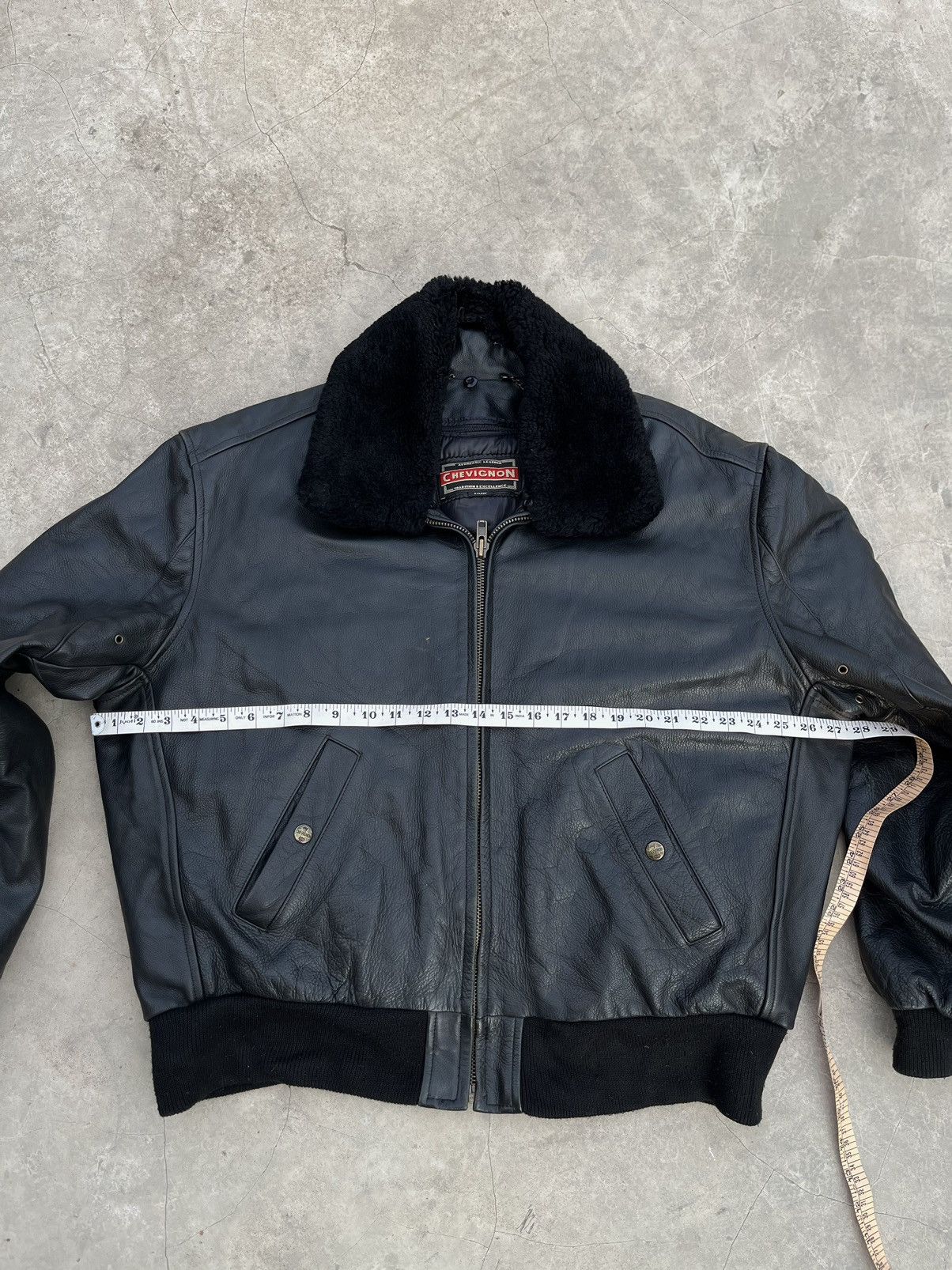Chevignon VINTAGE CHEVIGNON LEATHER JACKET Size US XL / EU 56 / 4 - 7 Thumbnail