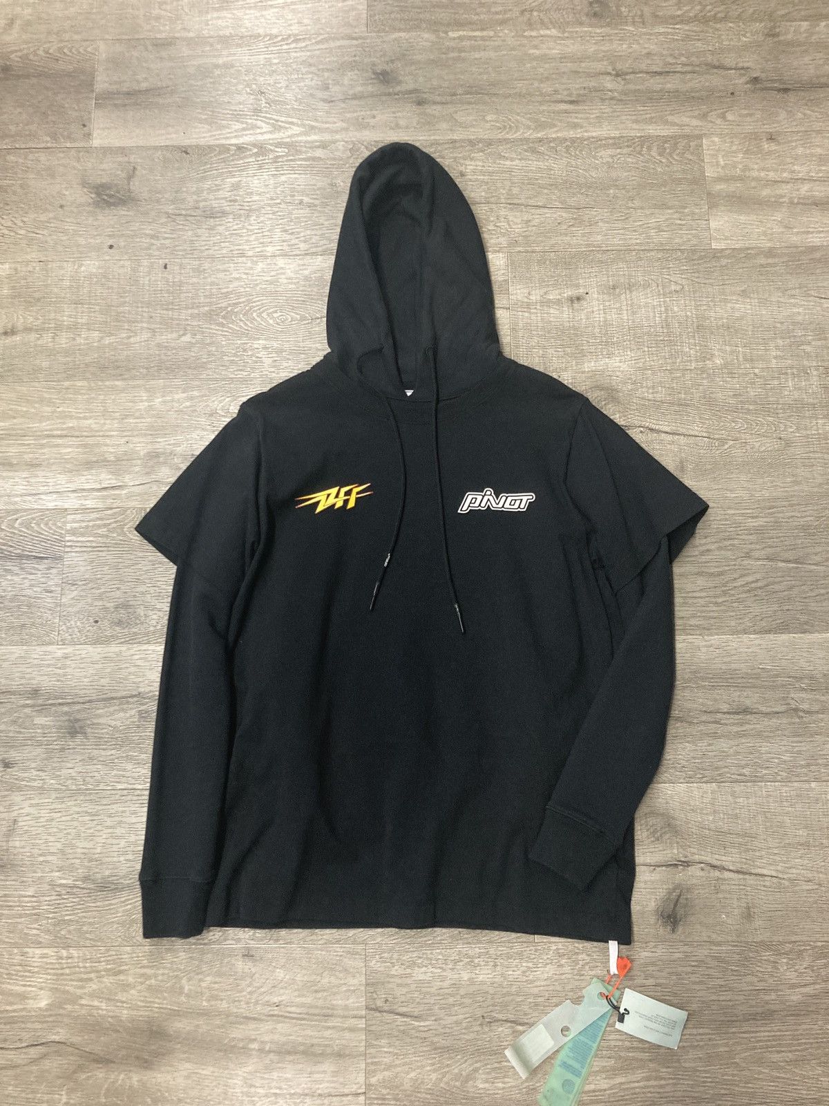 Off-White Off-White Thunder Hoodie/Shirt Size US XXS / EU 40 - 6 Thumbnail
