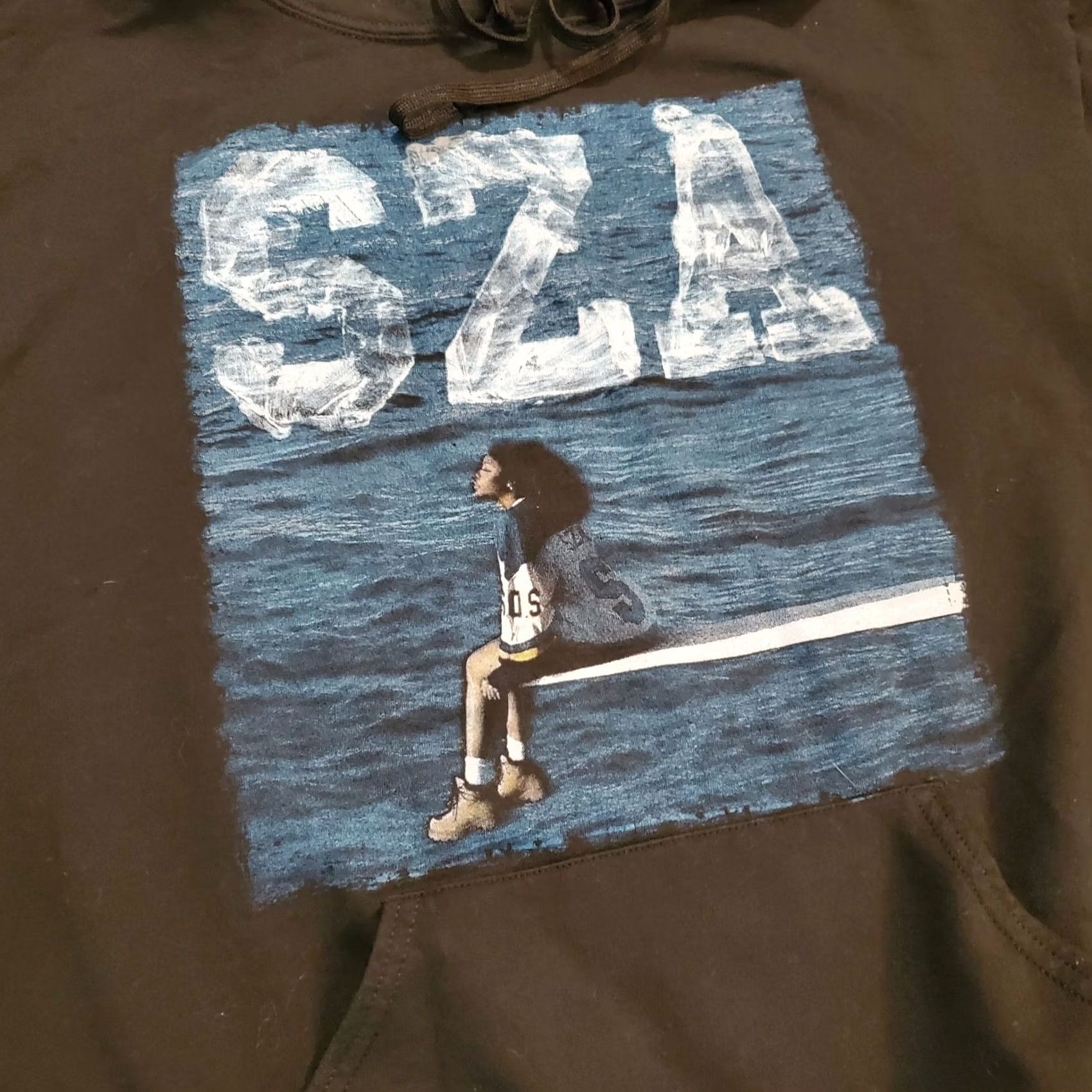 Fruit Of The Loom Fruit of the Loom Sza SOS Good Days Concert Tour 2023 Double Sided Graphic Hoodie L Black Mens Size US L / EU 52-54 / 3 - 3 Thumbnail