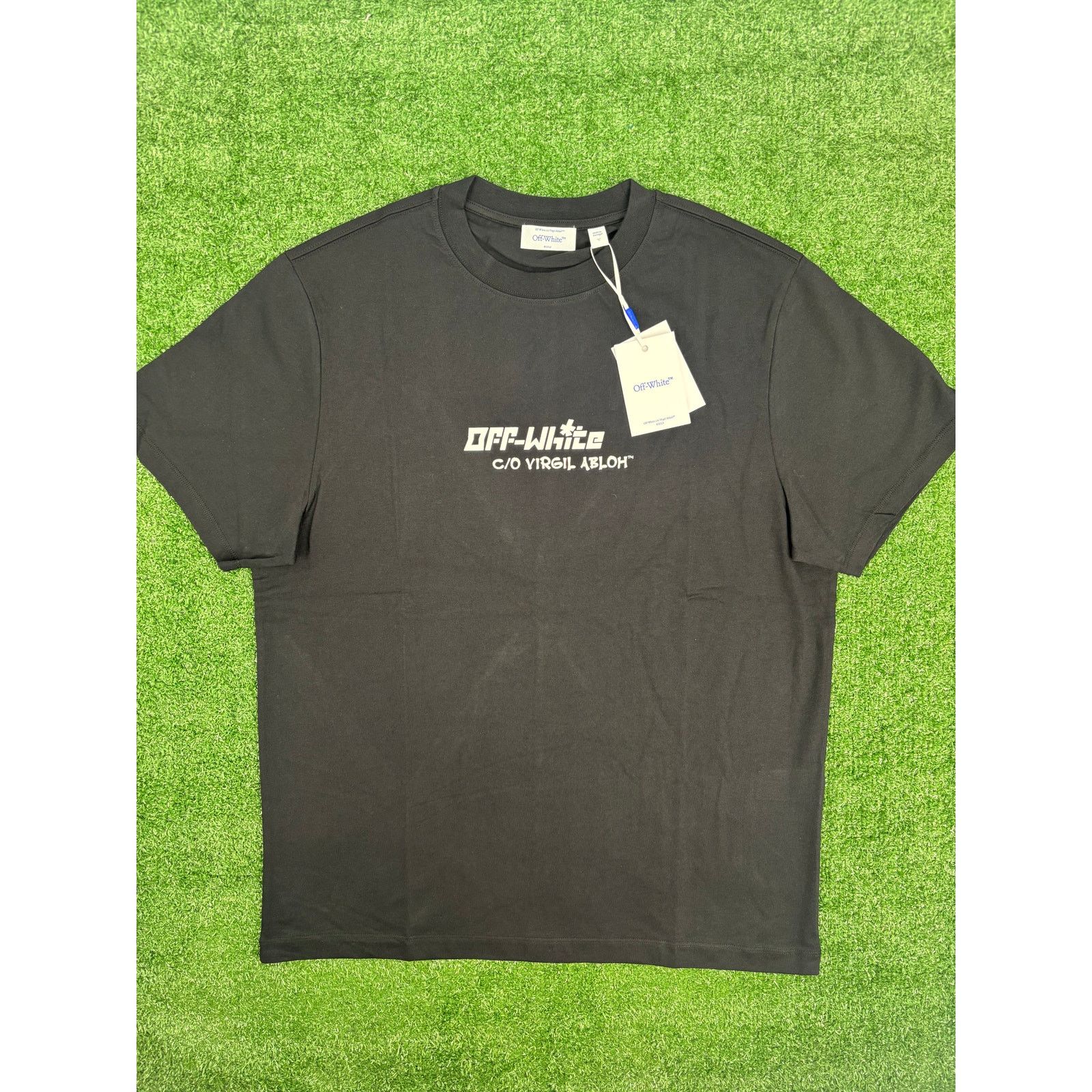 Off-White OFF-WHITE "Cryst Croco Logo" Slim Fit Black T-Shirt Size XXL Size US XXL / EU 58 / 5 - 1 Thumbnail