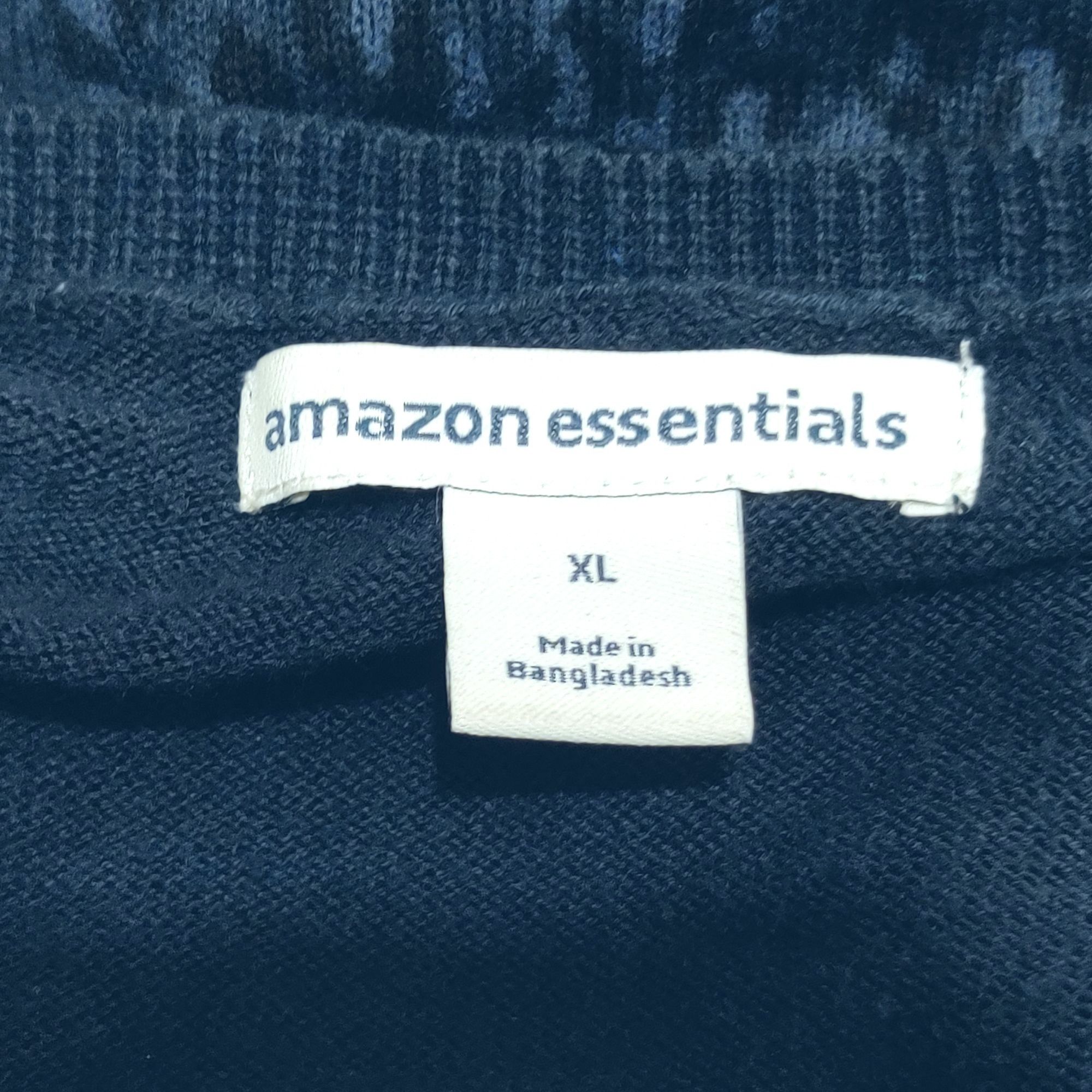 Other Amazon Essentials XL Navy Blue Leopard Print Sweater V Neck Size XL / US 12-14 / IT 48-50 - 6 Thumbnail