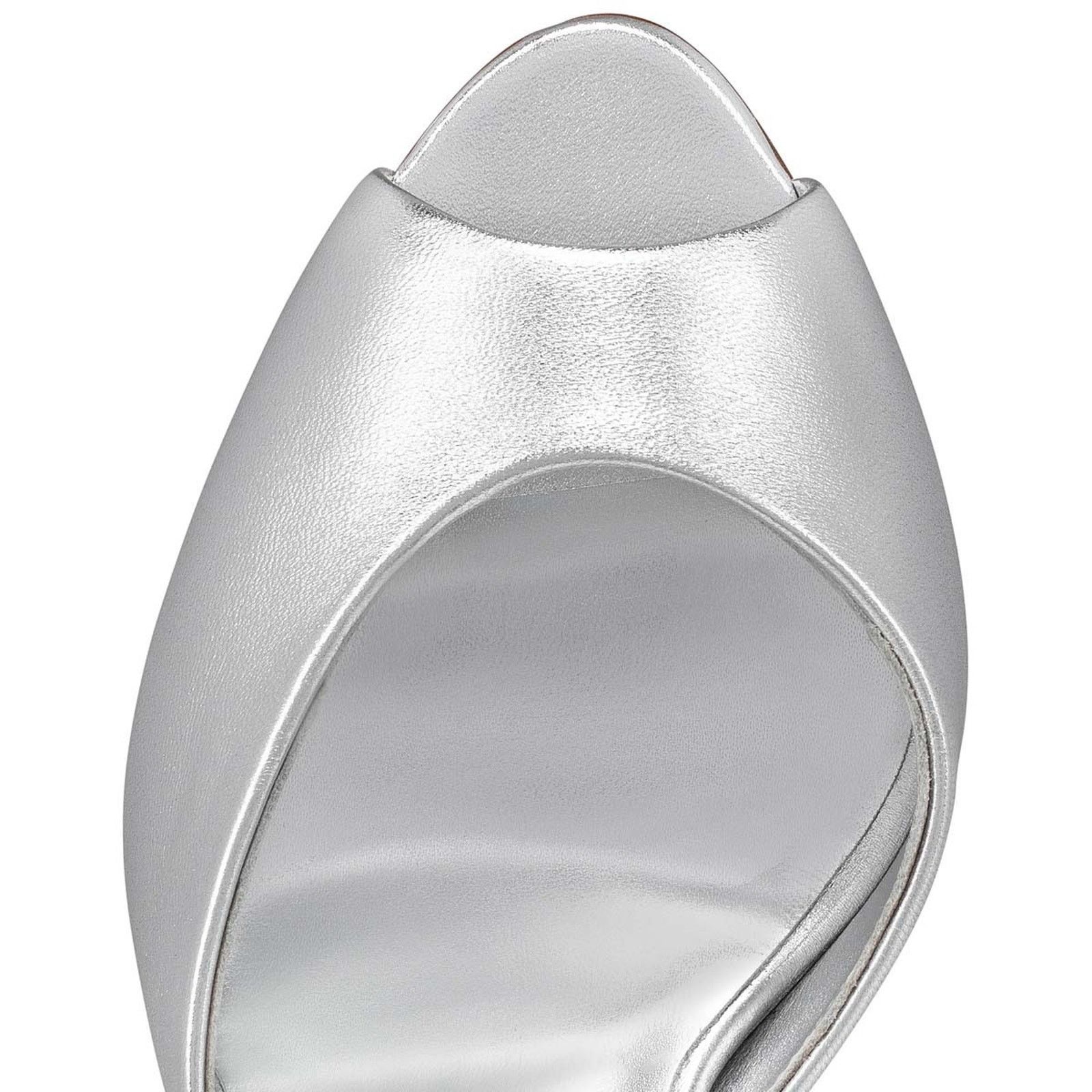 Christian Louboutin Christian Louboutin Me Dolly Silver Nappa Backless Mule 39 Size US 9 / IT 39 - 8 Thumbnail