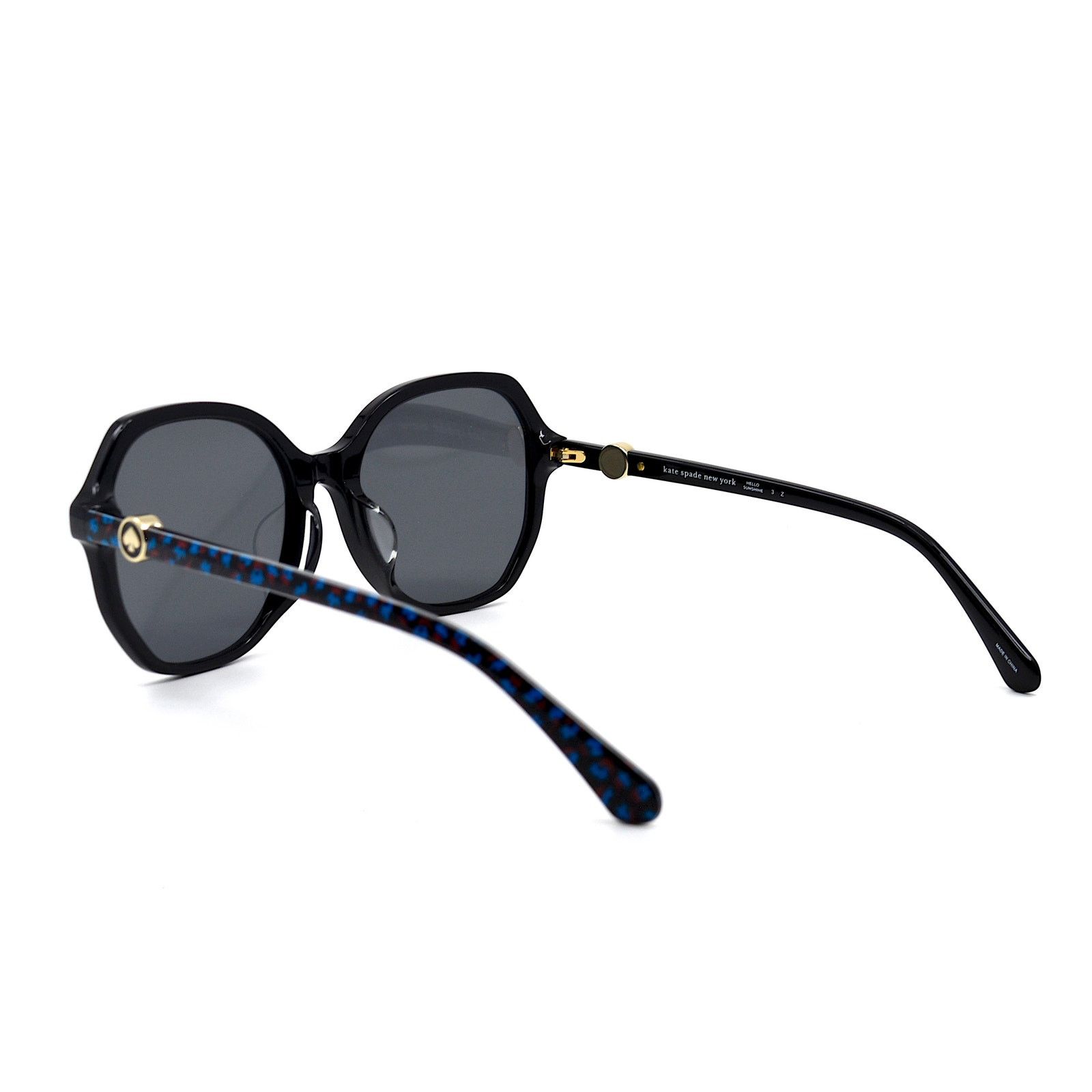 Kate Spade KATE SPADE LOURDES/F/S 3H2 BLACK GREY POLARIZED SUNGLASSES Size ONE SIZE - 7 Thumbnail