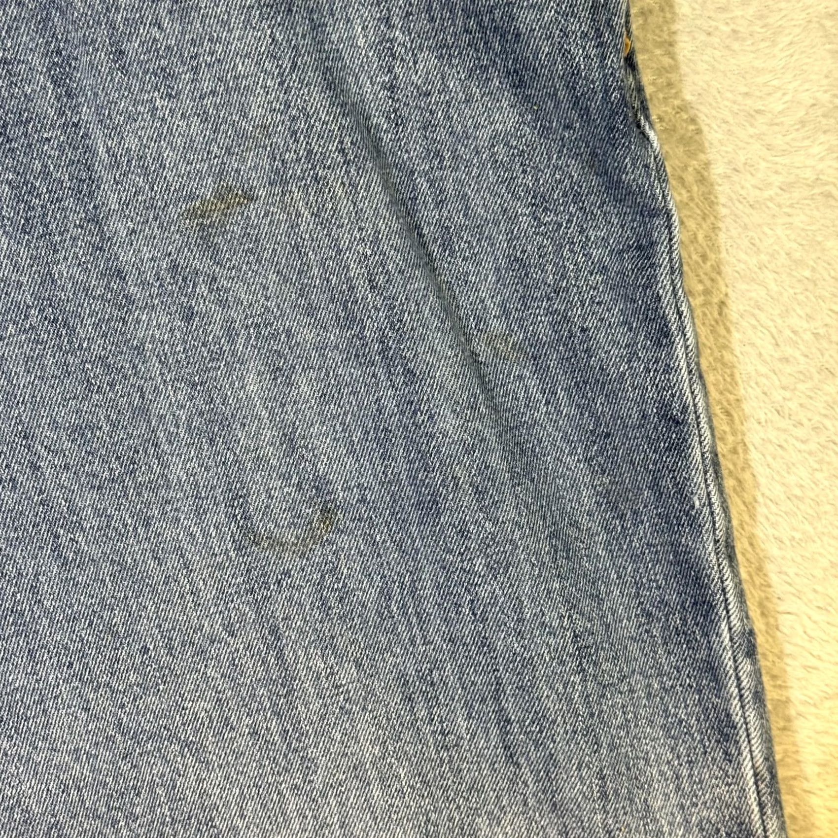 Levi's VINTAGE Levi’s 550 Jeans Mens 40x30 Blue Relaxed Fit Tapered Leg Denim Red Tab Size US 40 / EU 56 - 5 Thumbnail