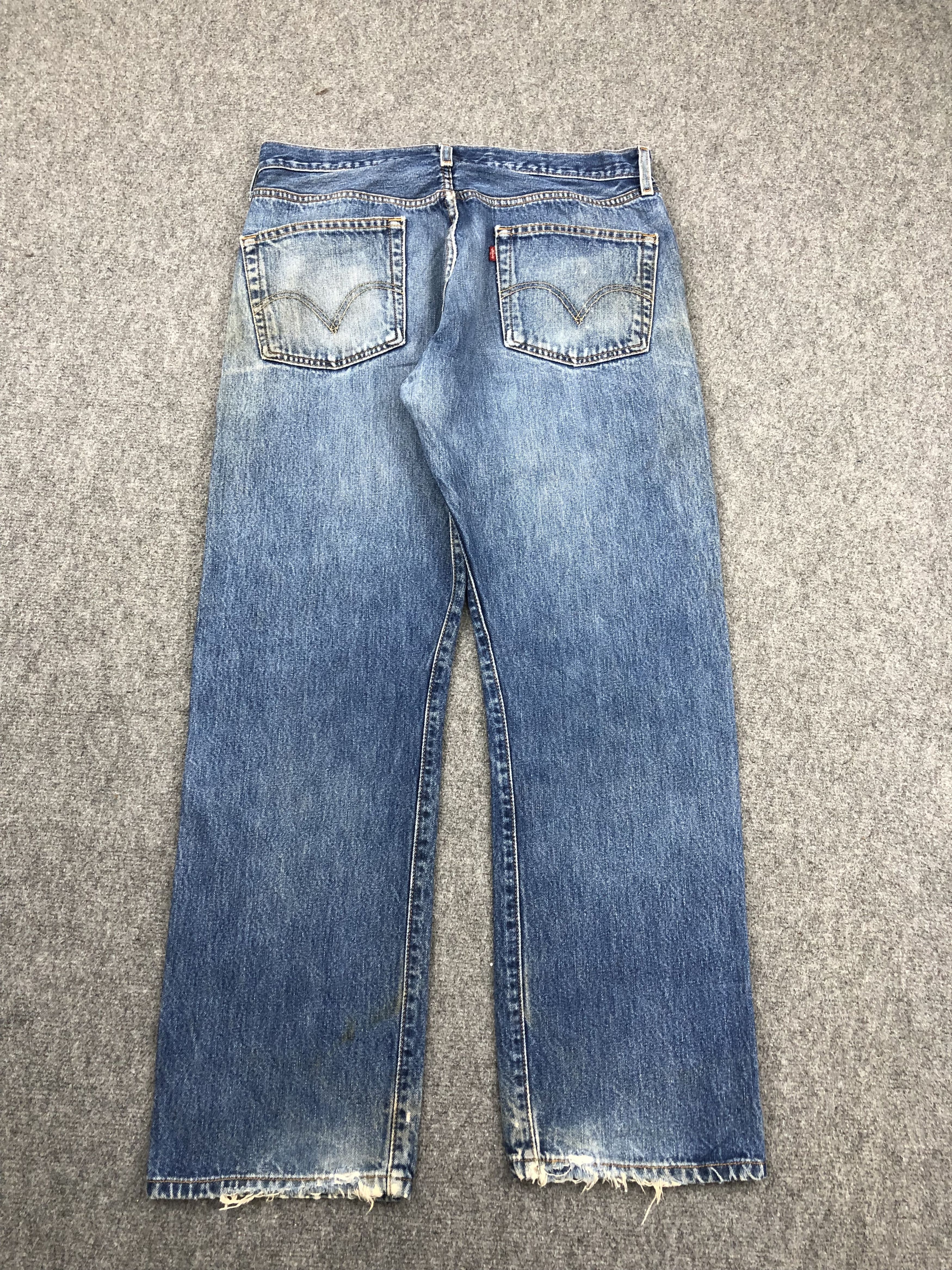 Levi's Vintage Levis 501 Faded Blue Jeans DPP0260 Size US 34 / EU 50 - 3 Thumbnail