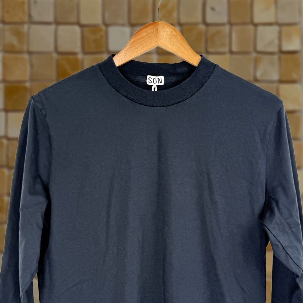 Vintage Son Of A Tailor T-Shirt Mens S/M Blue Cotton Long Sleeve Crew Neck NWOT Size US S / EU 44-46 / 1 - 1 Thumbnail