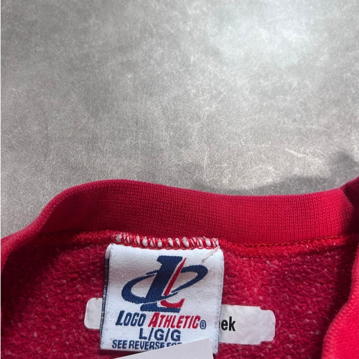 Logo Athletic 90s Vintage Kansas City chiefs Diamond Cut Red Crewneck -L Size US L / EU 52-54 / 3 - 3 Thumbnail