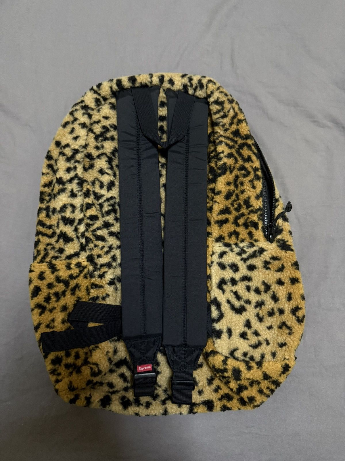 Supreme Supreme leopard fleece backpack bag Size ONE SIZE - 3 Thumbnail