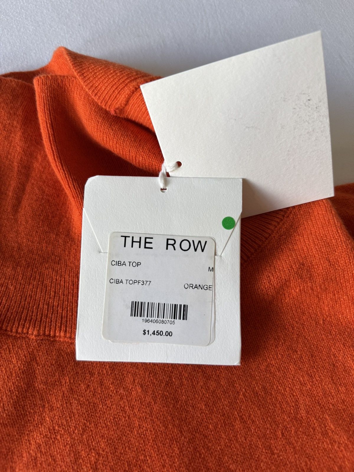The Row The Row Ciba Top, Cashmere Orange Sweater Brand New Size M / US 6-8 / IT 42-44 - 4 Thumbnail