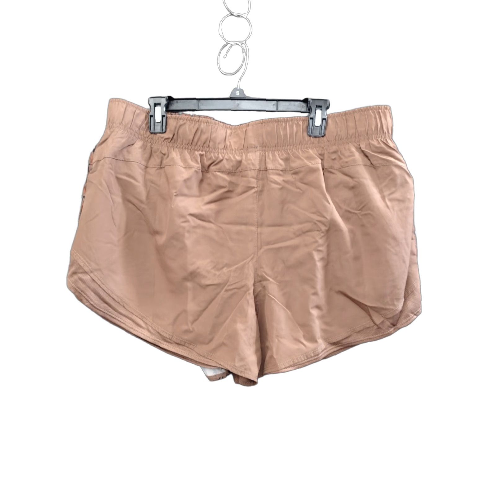 Athletic Works Athletic Works Shorts Women's XL Running Active Liner Brown Black Multicolor Inseam 2.0 in. Solid Wind Shorts Athletic Size 40" / US 18 - 1 Thumbnail