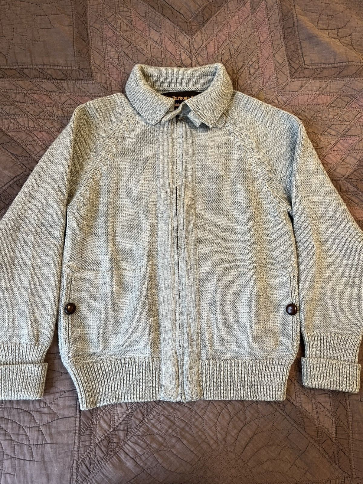 Barbour × TO KI TO Barbour TO KI TO Zip Cardigan Size US S / EU 44-46 / 1 - 1 Thumbnail