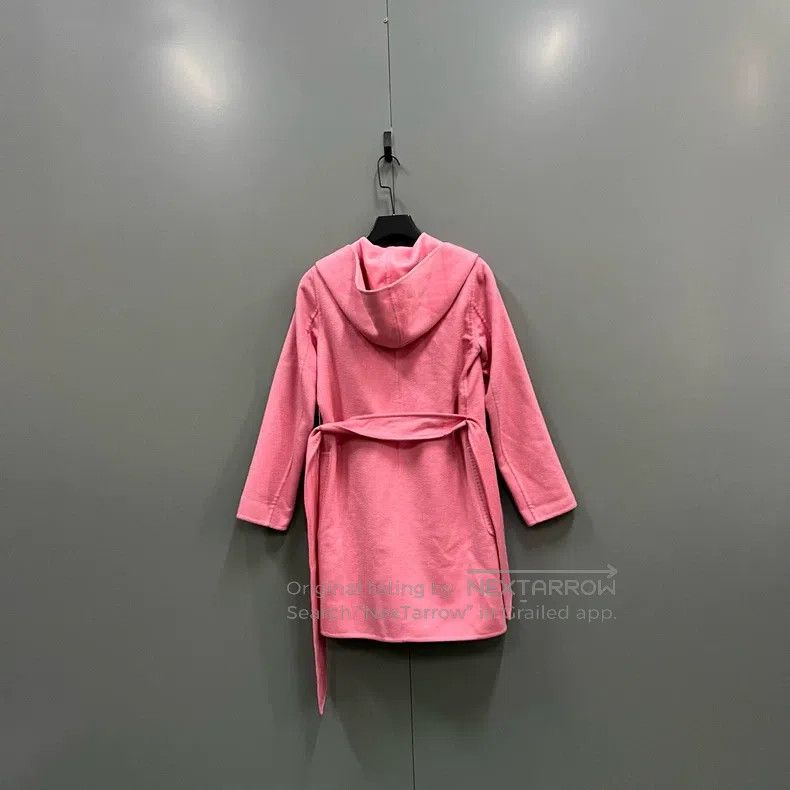 Max Mara Max Mara Pink Belted Coat Size XXS / US 00 / IT 34 - 2 Thumbnail