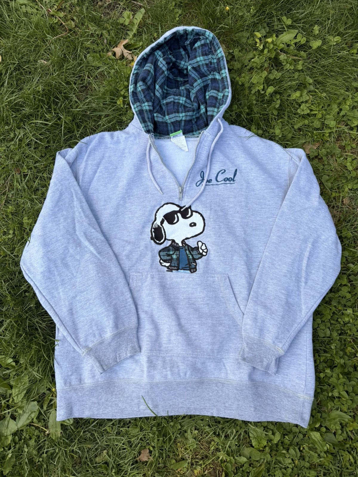 Peanuts VTG Joe Cool Snoopy Peanuts Hoodie Size Large Size US L / EU 52-54 / 3 - 1 Thumbnail