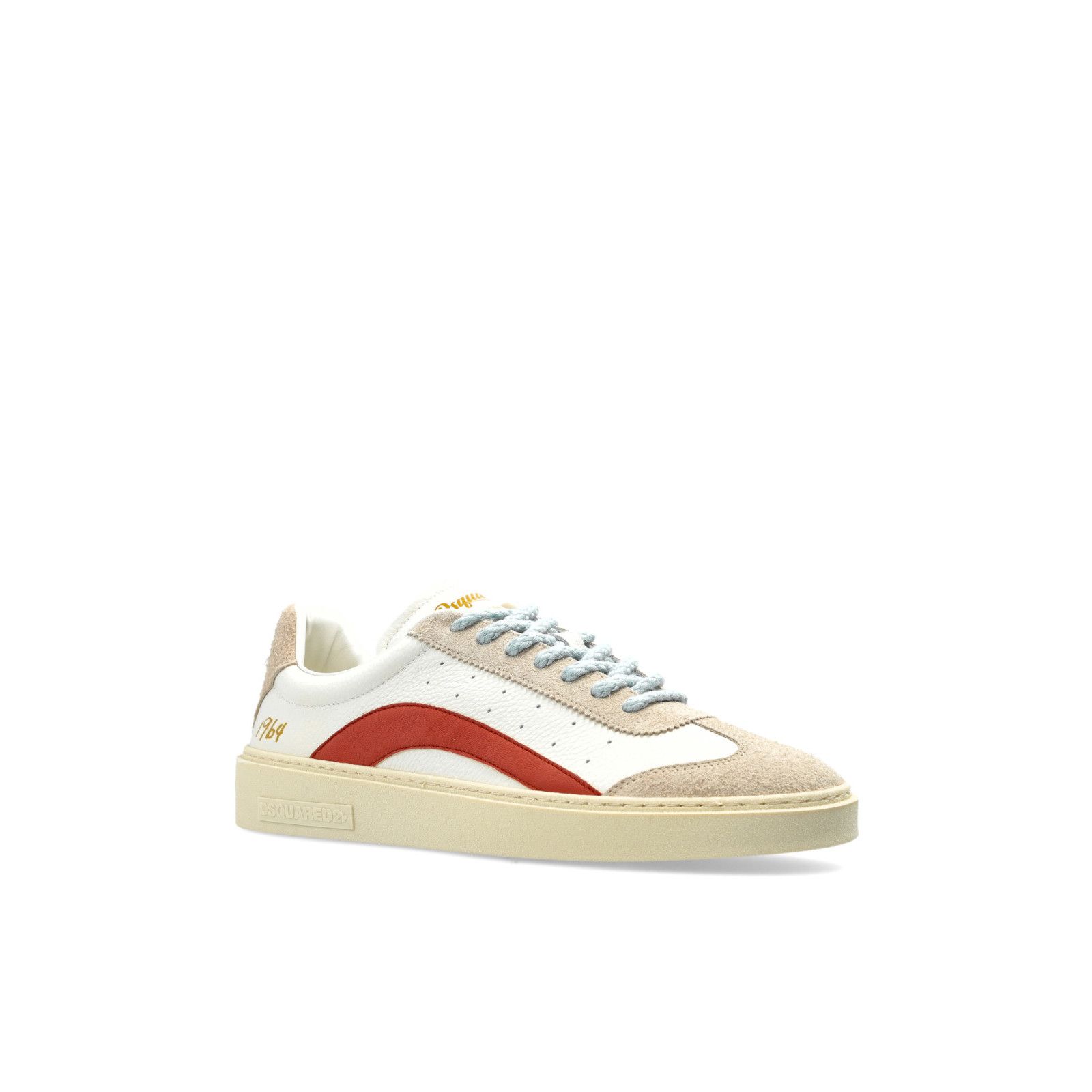 Dsquared2 DSQUARED2 Rider White Leather Sneakers New And Authentic (Me Size US 6 / EU 39 - 2 Thumbnail