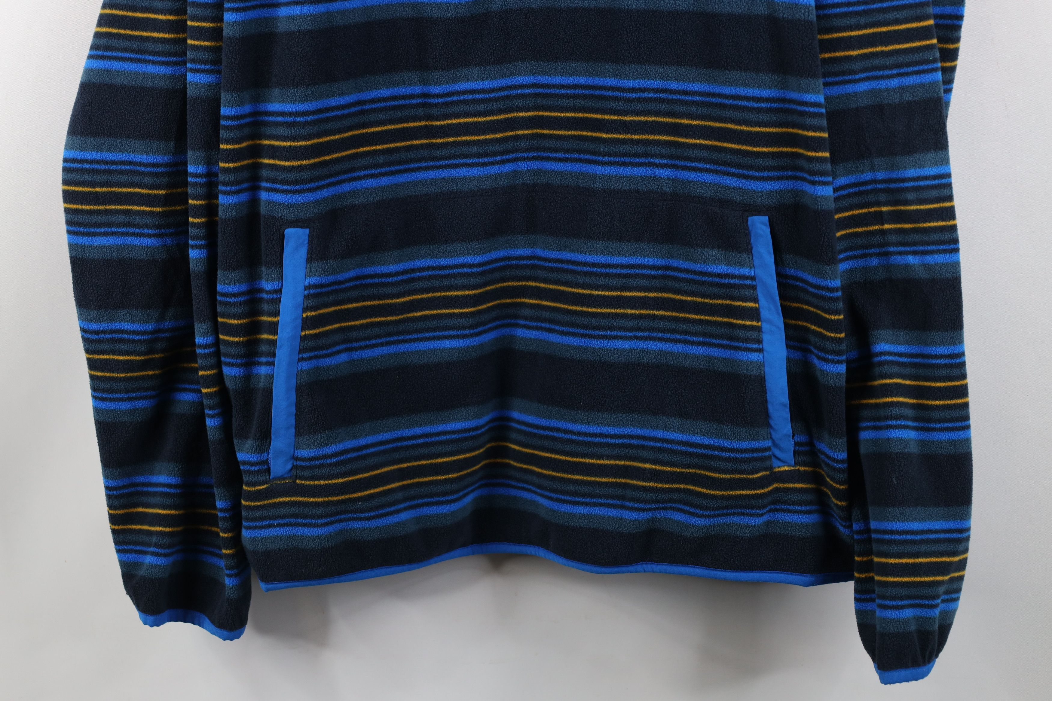 Duluth Trading Company Duluth Trading Co Striped Fleece Half Zip Pullover Sweater Size US XL / EU 56 / 4 - 3 Thumbnail