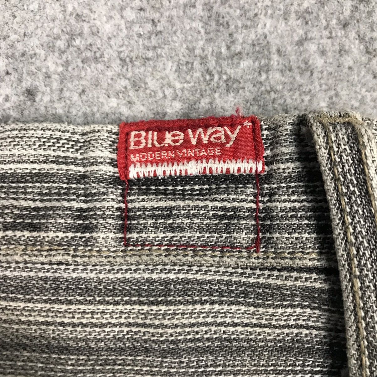 14th Addiction × If Six Was Nine × Japanese Brand BLUE WAY STRIPED STYLE JAPAN BAGGY DENIM PANTS Size US 30 / EU 46 - 14 Thumbnail