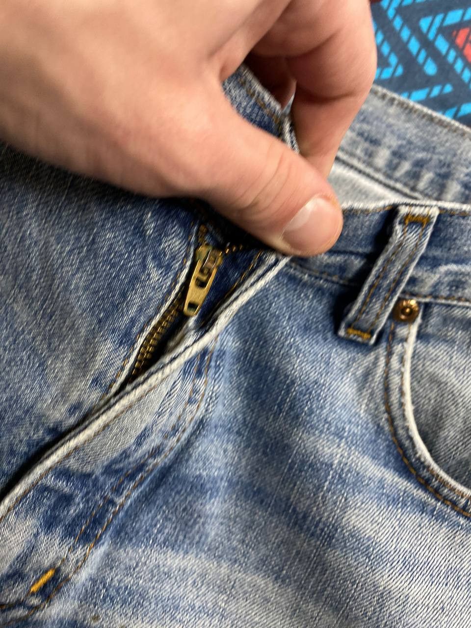 Vintage × Wrangler VINTAGE 90 WRANGLER MUDDY WASH STYLE DENIM Size US 34 / EU 50 - 16 Thumbnail