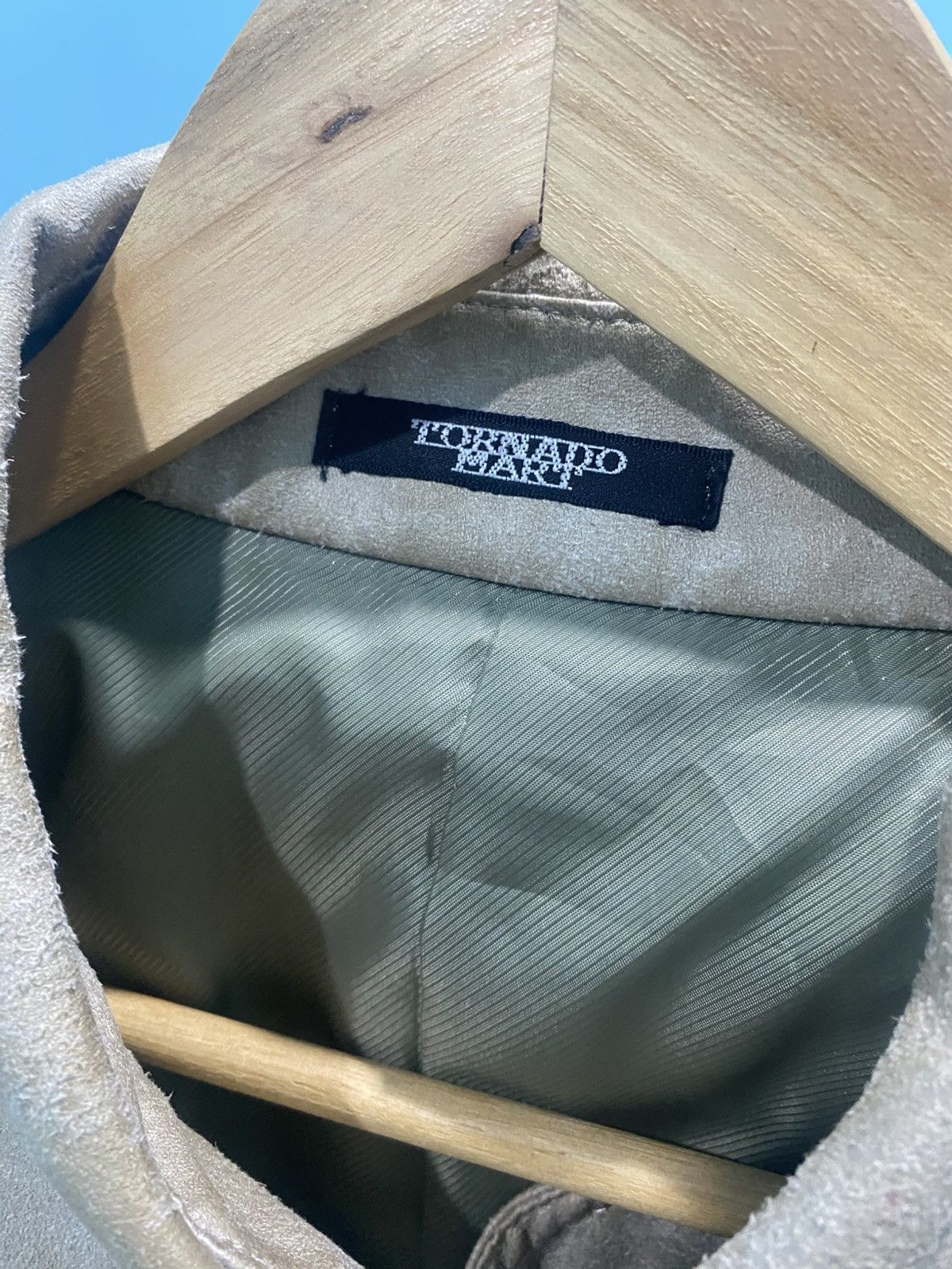 Tornado Mart Tornado Mart Suede Double Breasted Jacket Size US L / EU 52-54 / 3 - 15 Thumbnail