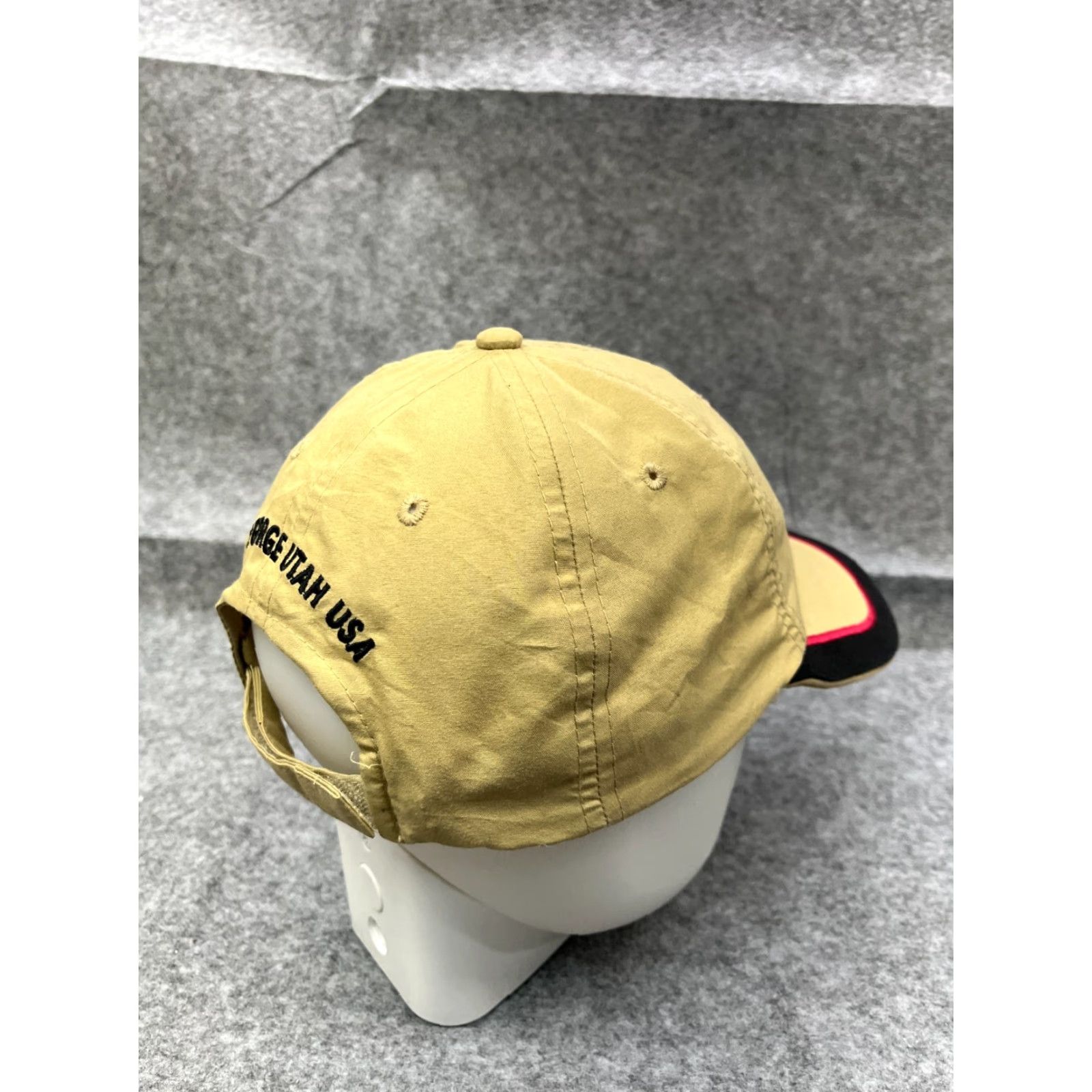 Huntsman Huntsman World Senior Games Hat Cap Strap Back Adult Beige Polyester Sports Size ONE SIZE - 7 Thumbnail