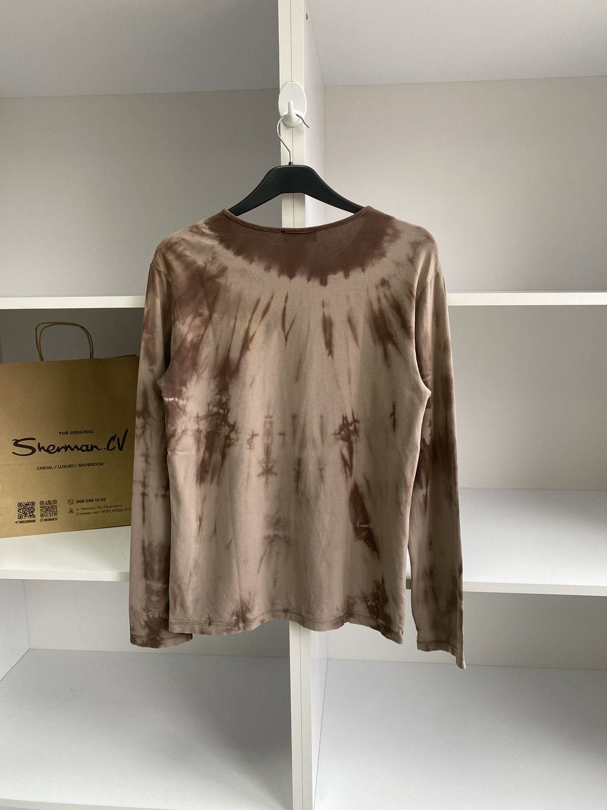 Hugo Boss × Vintage Vintage Hugo Boss Archival Japanese Style Long Sleeve Tee Size US S / EU 44-46 / 1 - 9 Thumbnail