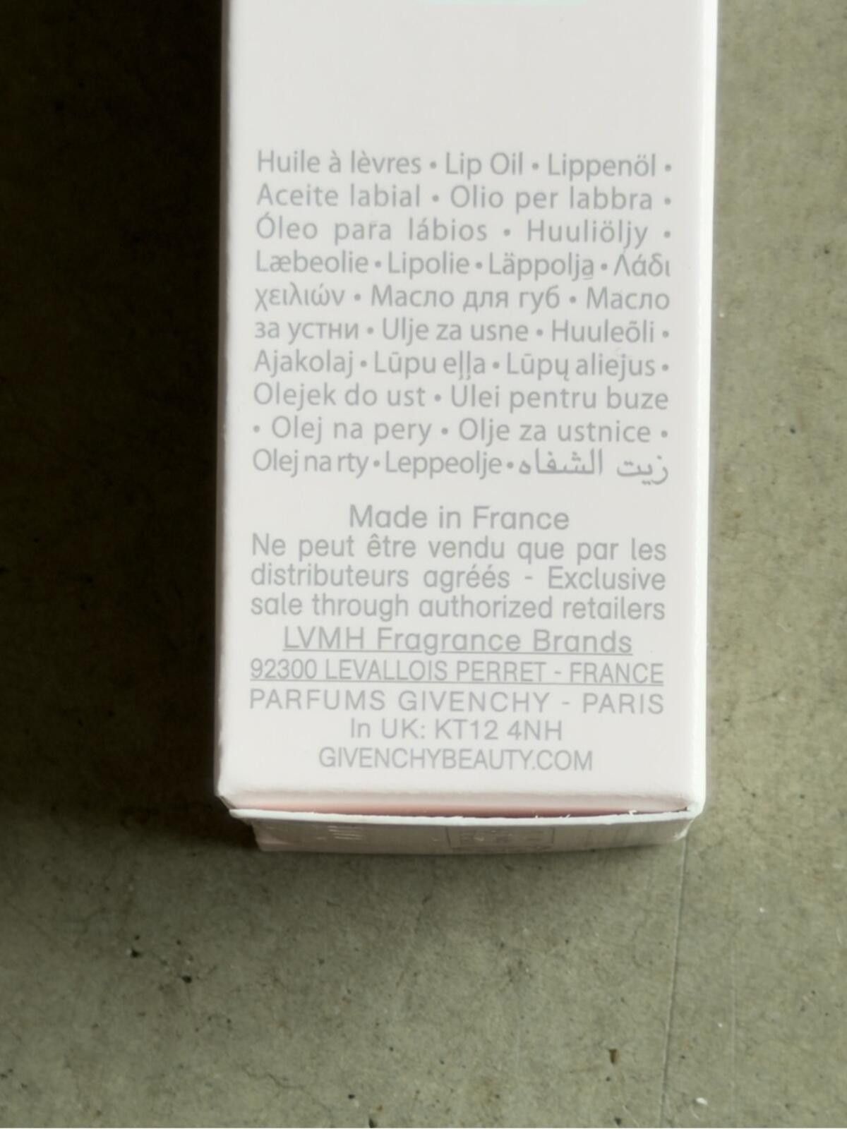 Givenchy Givenchy / Perfecto Serum Lip Oil / Iridescent Peach Size ONE SIZE - 4 Thumbnail