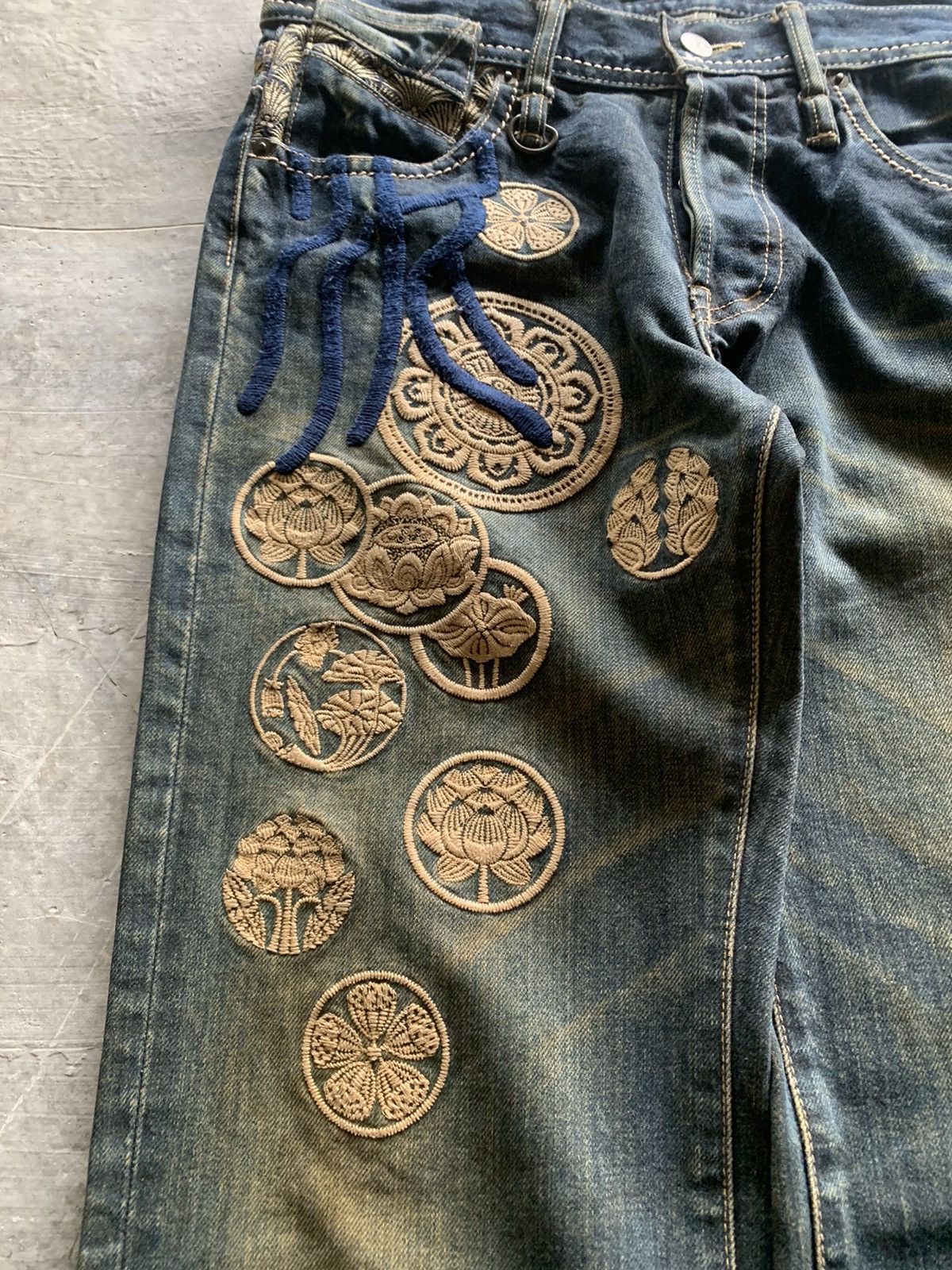 Japanese Brand crazy rusty sukajan japanese denim karakuri tamashii style Size US 32 / EU 48 - 15 Thumbnail