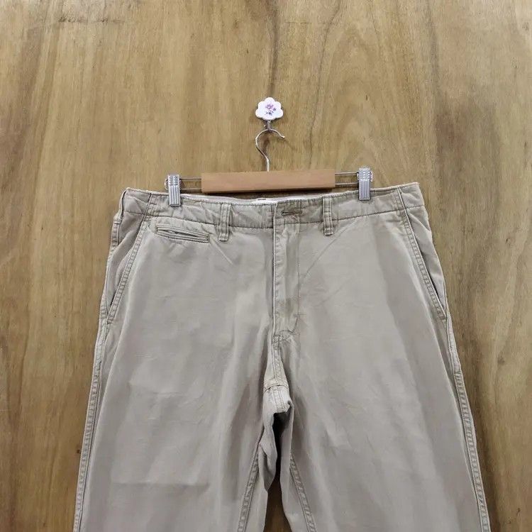 Japanese Brand UNIQLO KHAKI CHINO PANTS Size US 34 / EU 50 - 2 Thumbnail