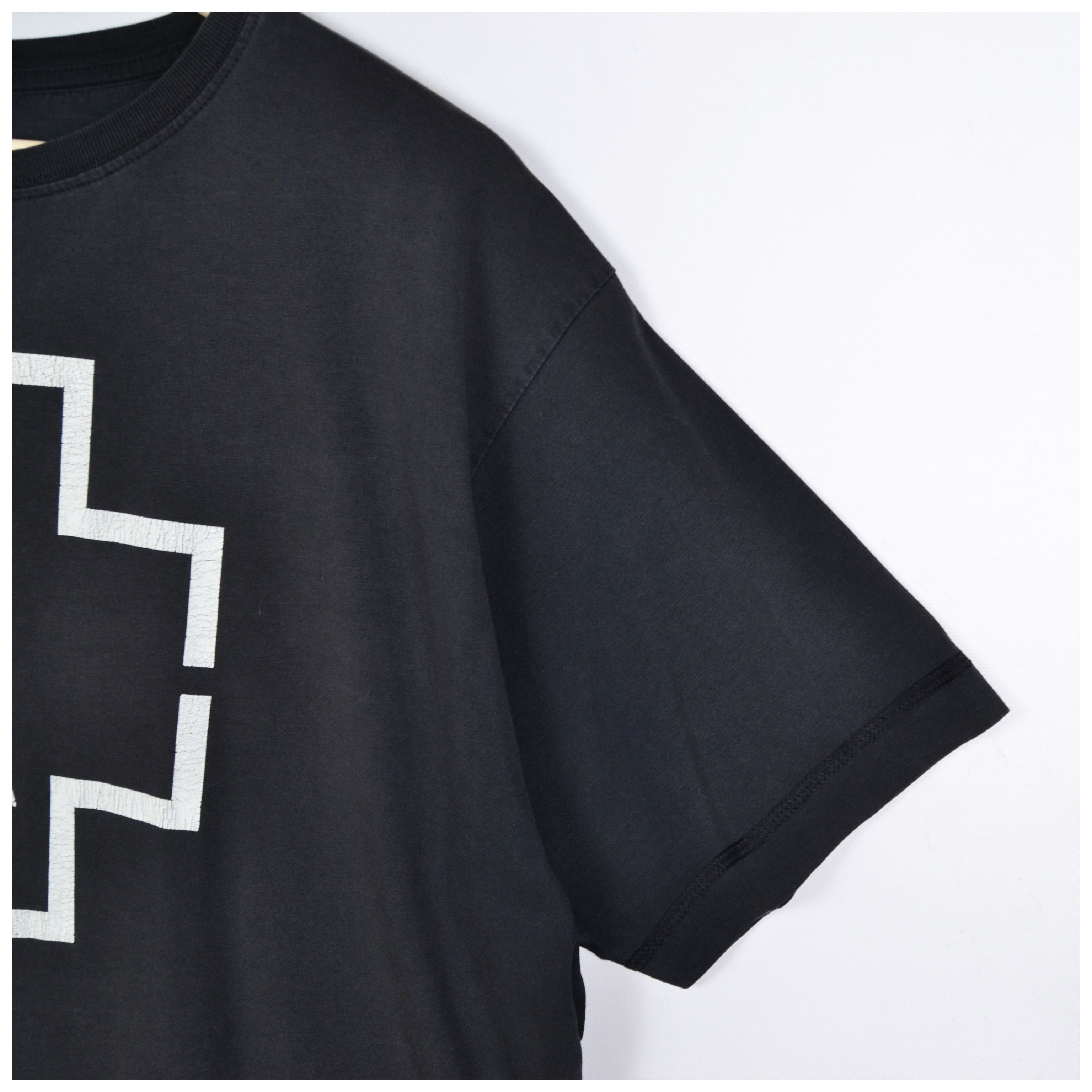 Band Tees Vintage Rammstein T-Shirt In Faded Black Size XL/XXL Size US XXL / EU 58 / 5 - 6 Thumbnail