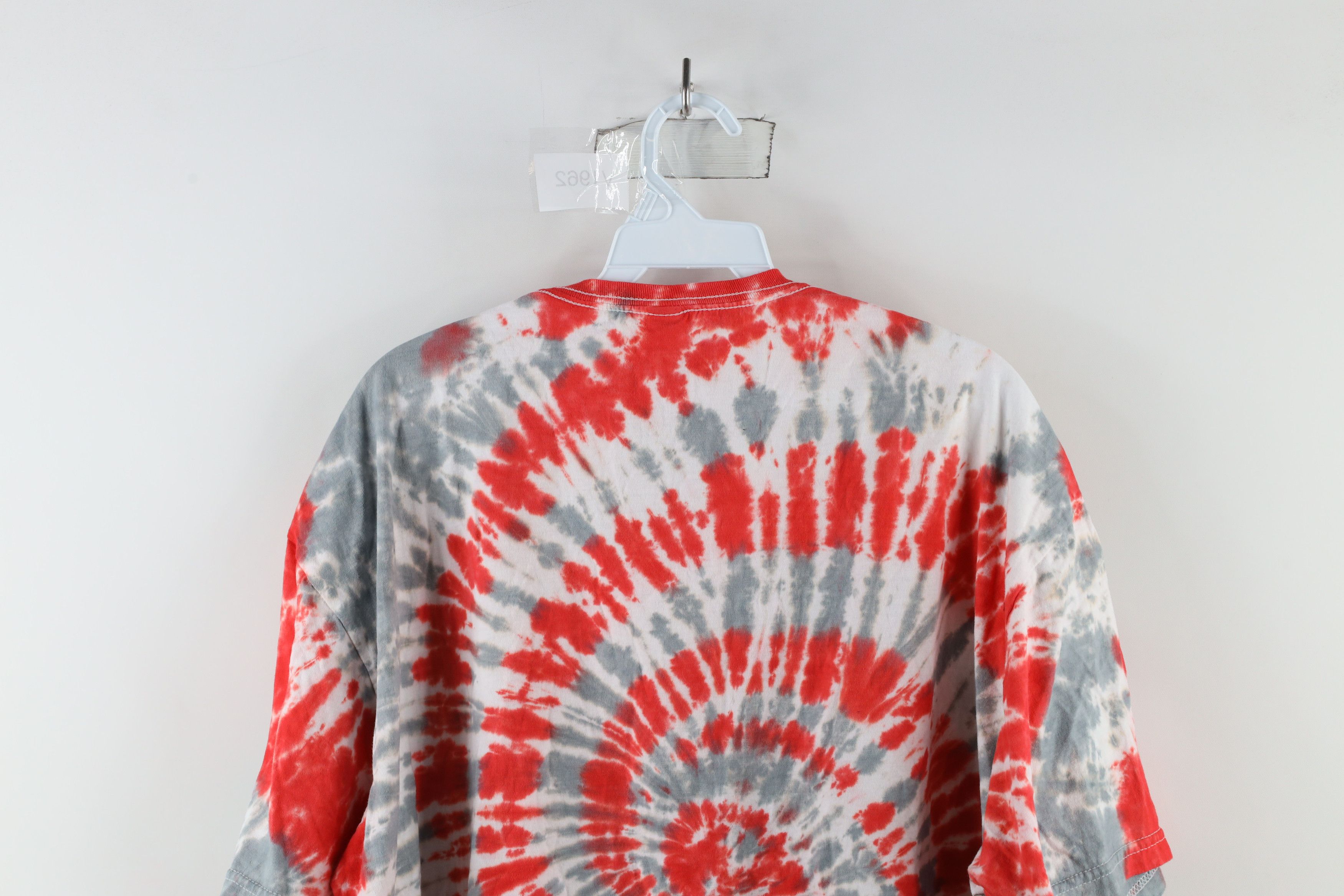Vintage Vintage 90s Streetwear Tie Dye Swirl Short Sleeve T-Shirt Size US XL / EU 56 / 4 - 7 Thumbnail