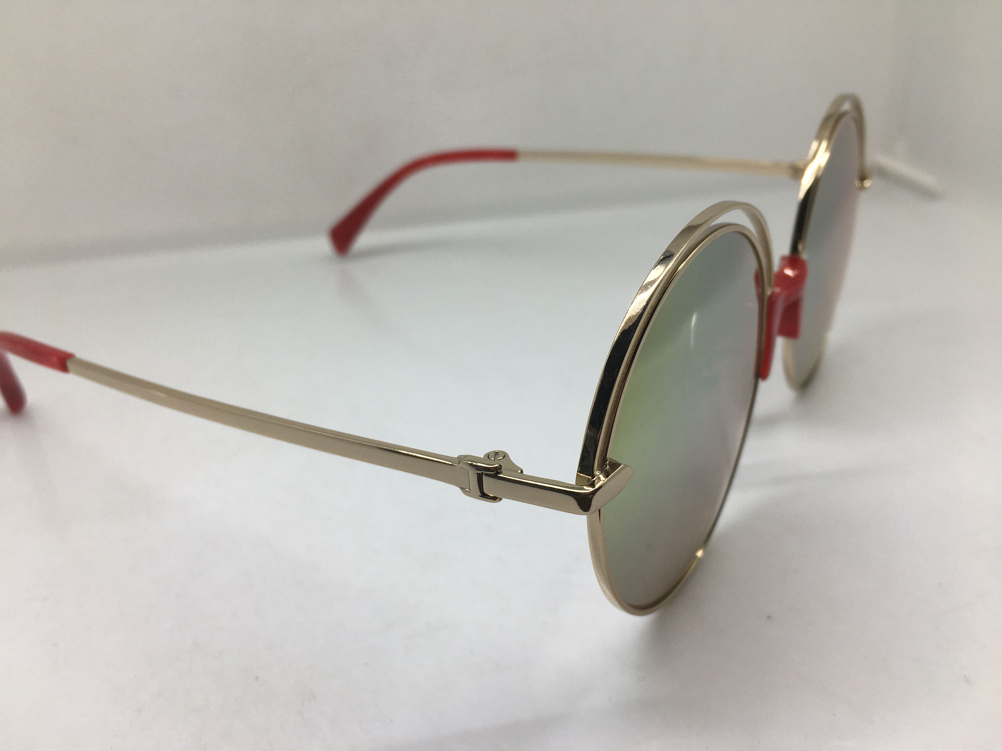 Other Gold Round Sunglasses Frame PIN UP GIRL Size ONE SIZE - 2 Thumbnail