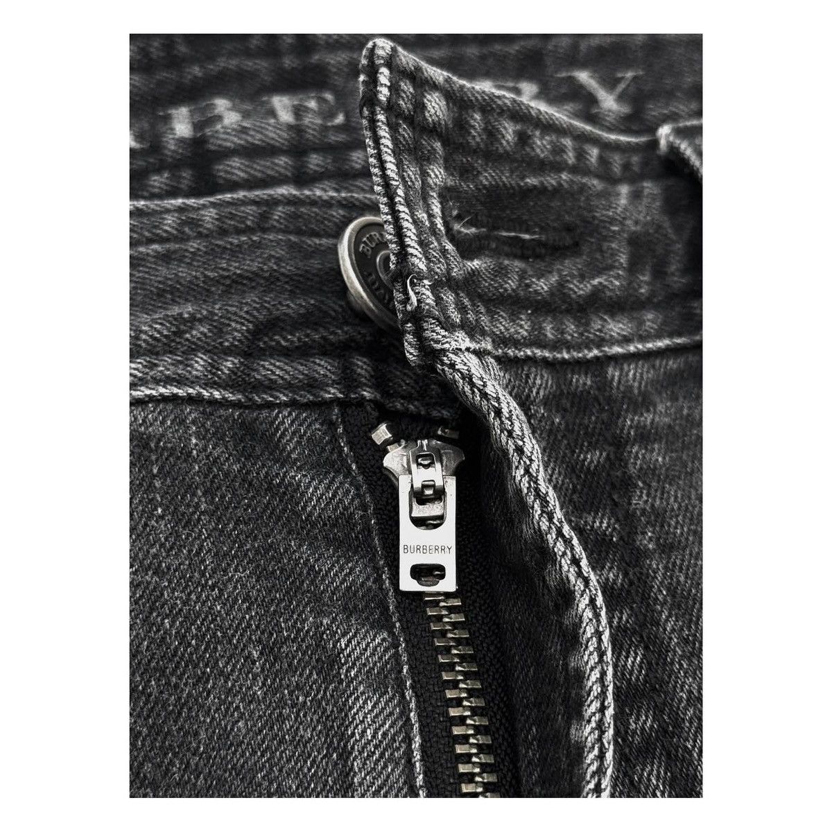 Burberry Burberry Black Denim Pants Size US 35 - 4 Thumbnail
