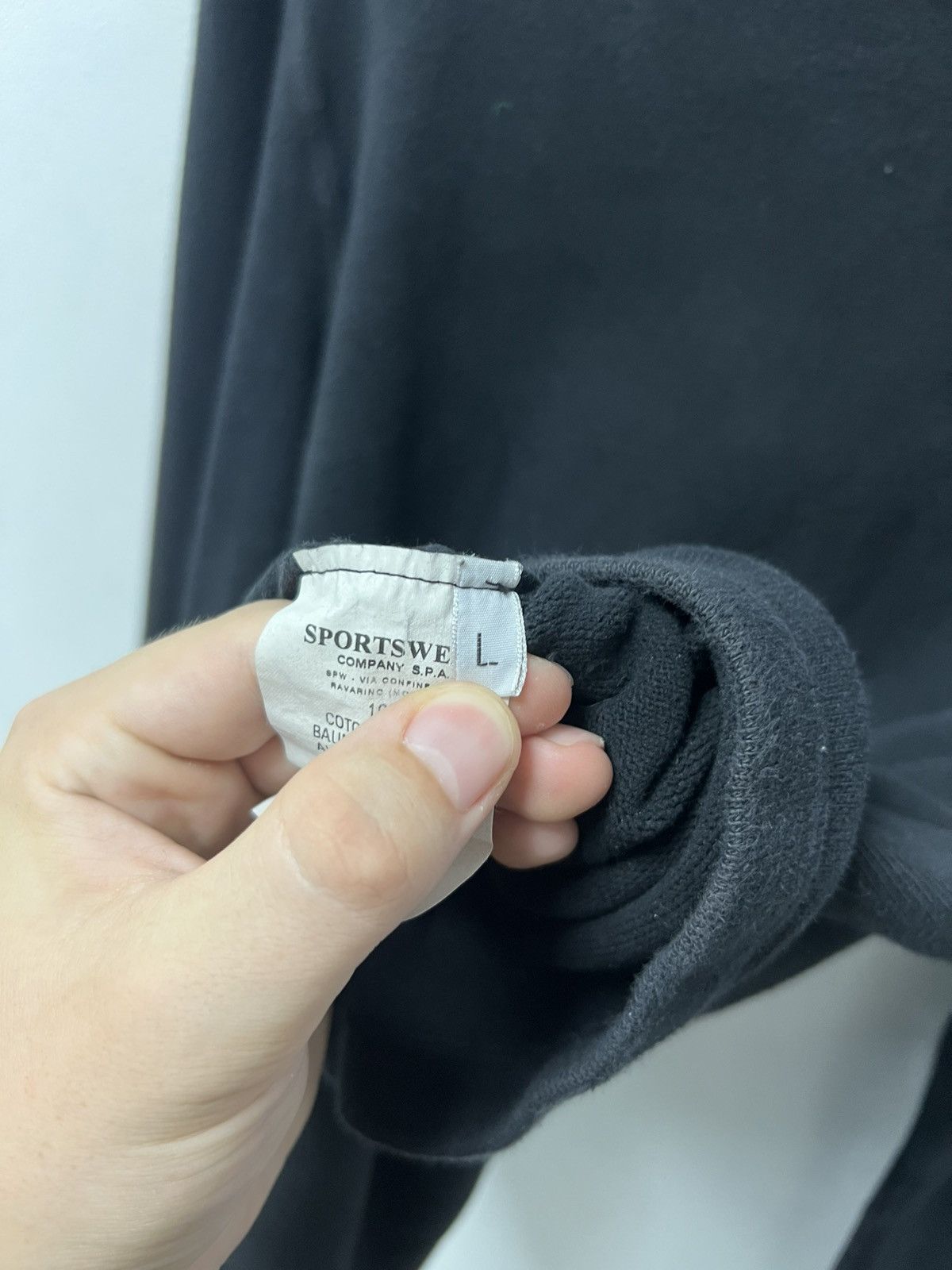 Stone Island Vintage Stone Island Black Sweater Size US L / EU 52-54 / 3 - 7 Thumbnail