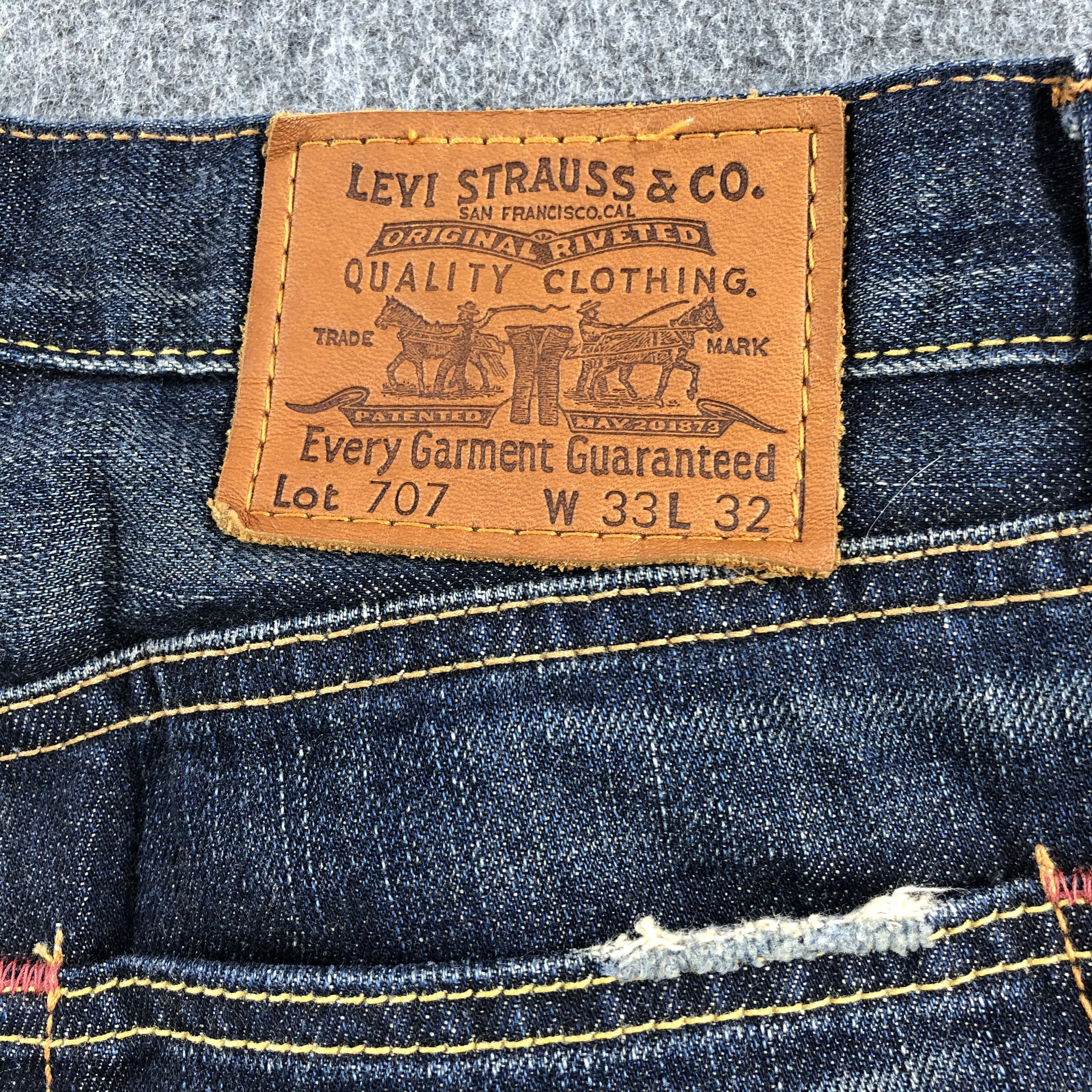 Levi's 90s Vintage Levis 707 Jeans-J1854 Size US 33 - 5 Thumbnail
