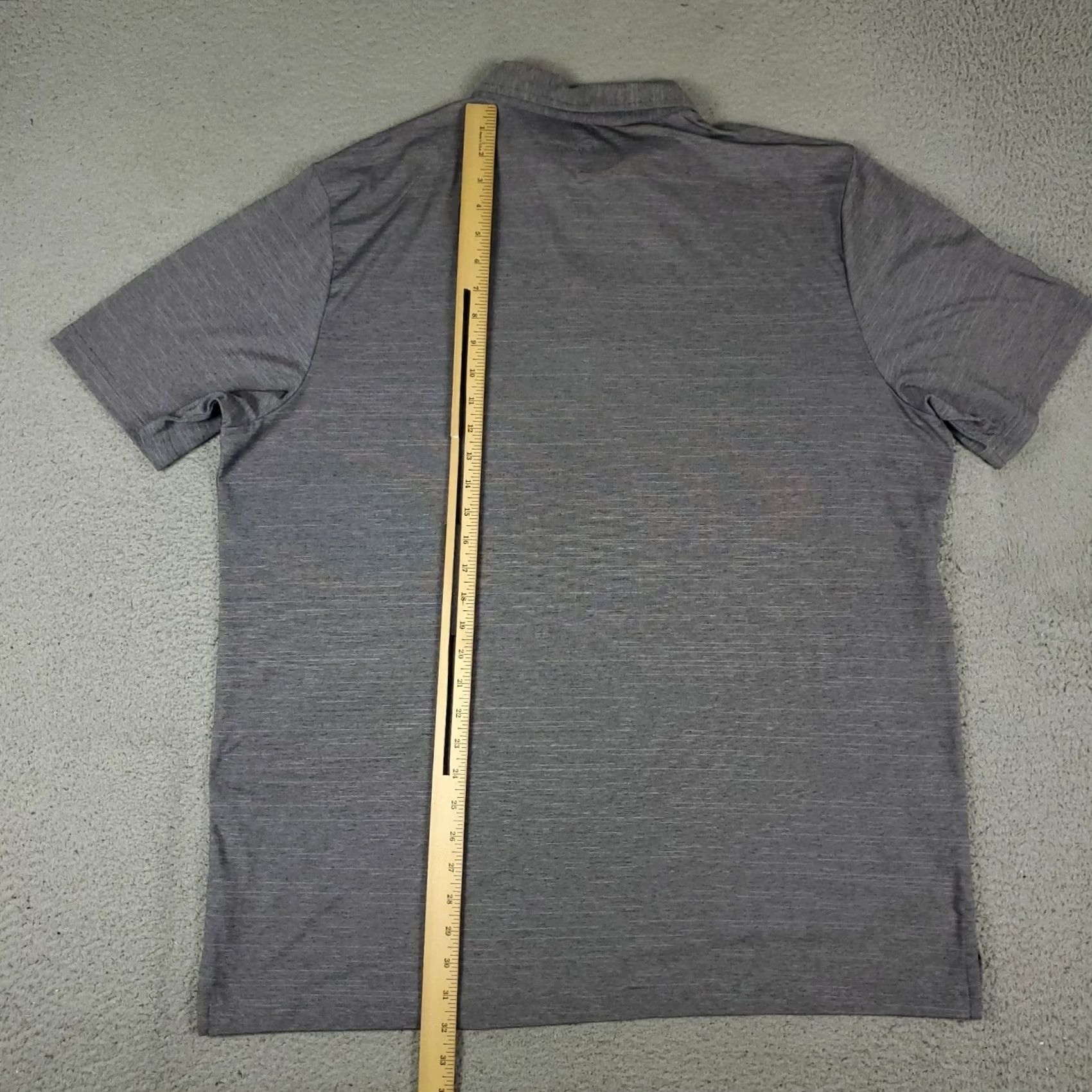 TravisMathew Travis Mathew Gray Polo Shirt Men Size 2XL Cotton Blend Regular Fit Size US XXL / EU 58 / 5 - 3 Thumbnail