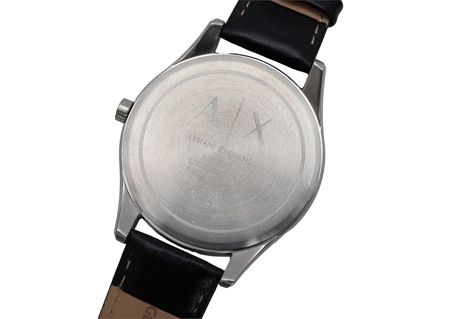 Armani Leather Belt Watch in Silver and Black Size ONE SIZE - 9 Thumbnail