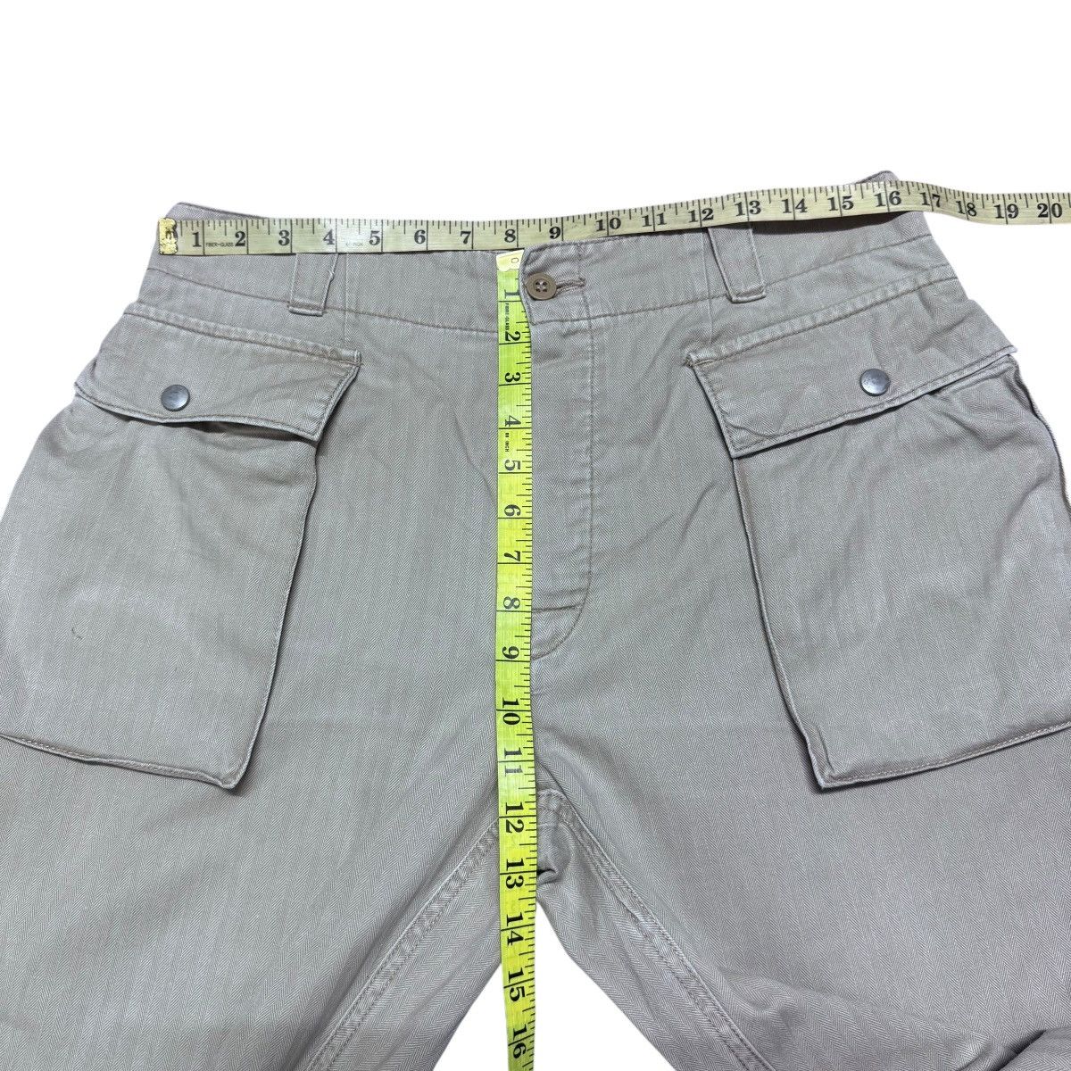 Nigel Cabourn NINELIVES Herringbone Military Monkey Pants Size US 32 / EU 48 - 15 Thumbnail