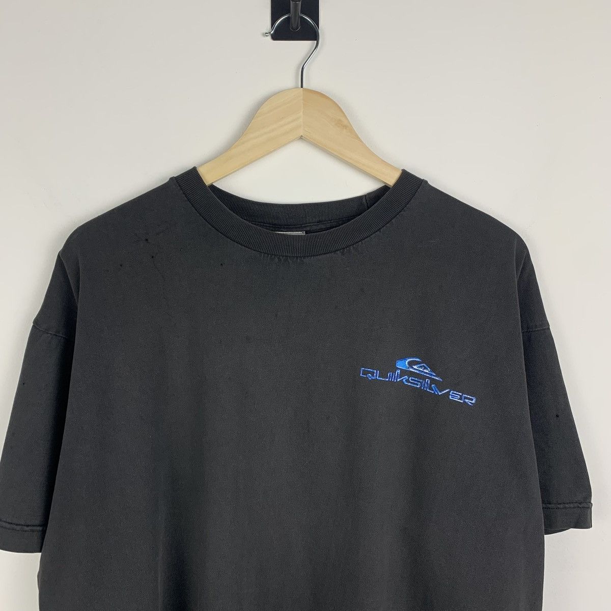 Quiksilver Vintage Quiksilver Faded Distressed T-Shirt Made IN USA XL Size US XL / EU 56 / 4 - 10 Thumbnail