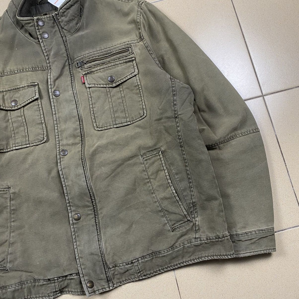 Levi's Vintage y2k Levis Military Army Detroit Jacket Size US L / EU 52-54 / 3 - 2 Thumbnail