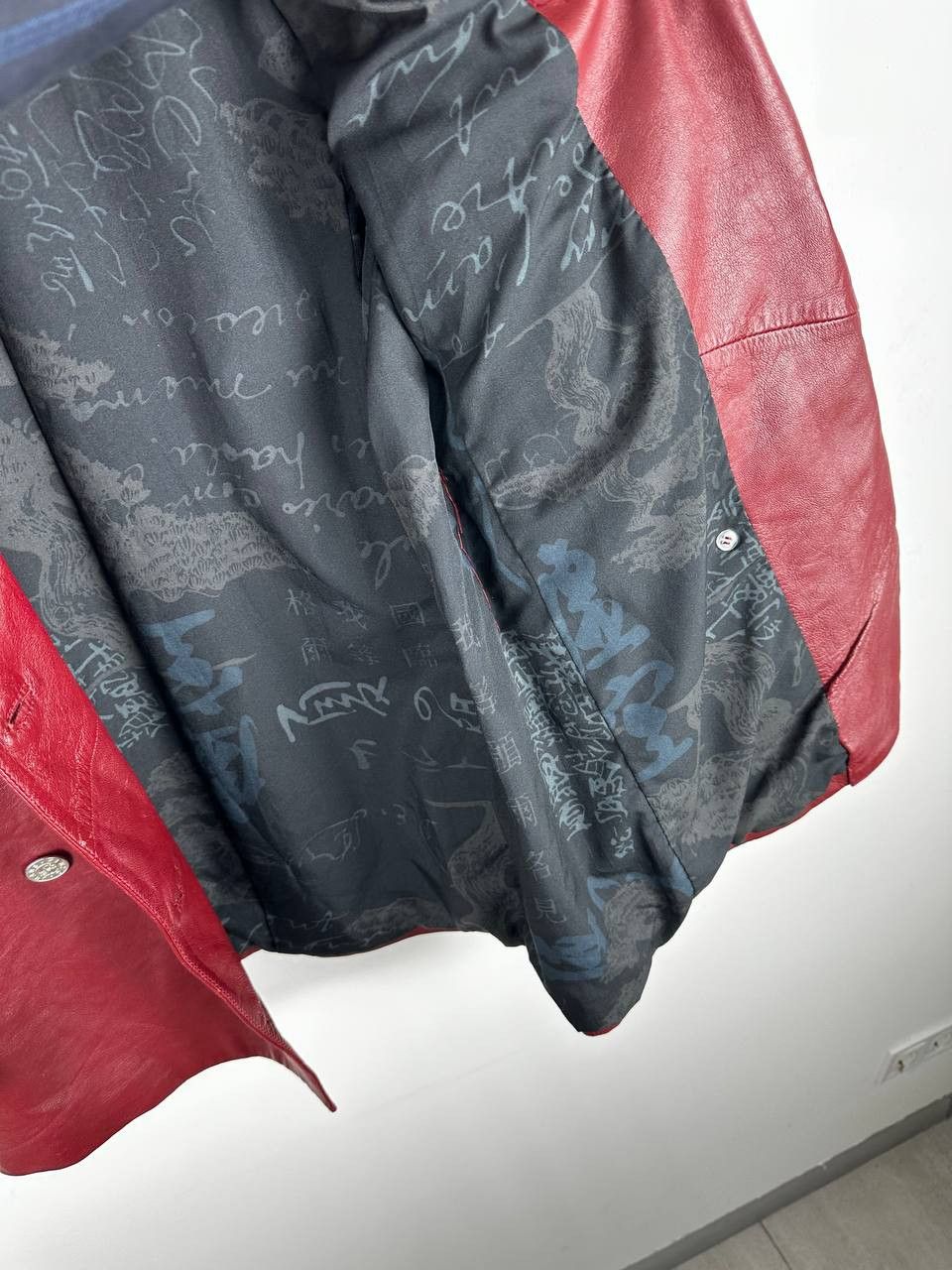 Japanese Brand × Kenzo × Vintage Vintage Kenzo HOMME Leather Japanese Trench Coat Size S / US 4 / IT 40 - 13 Thumbnail