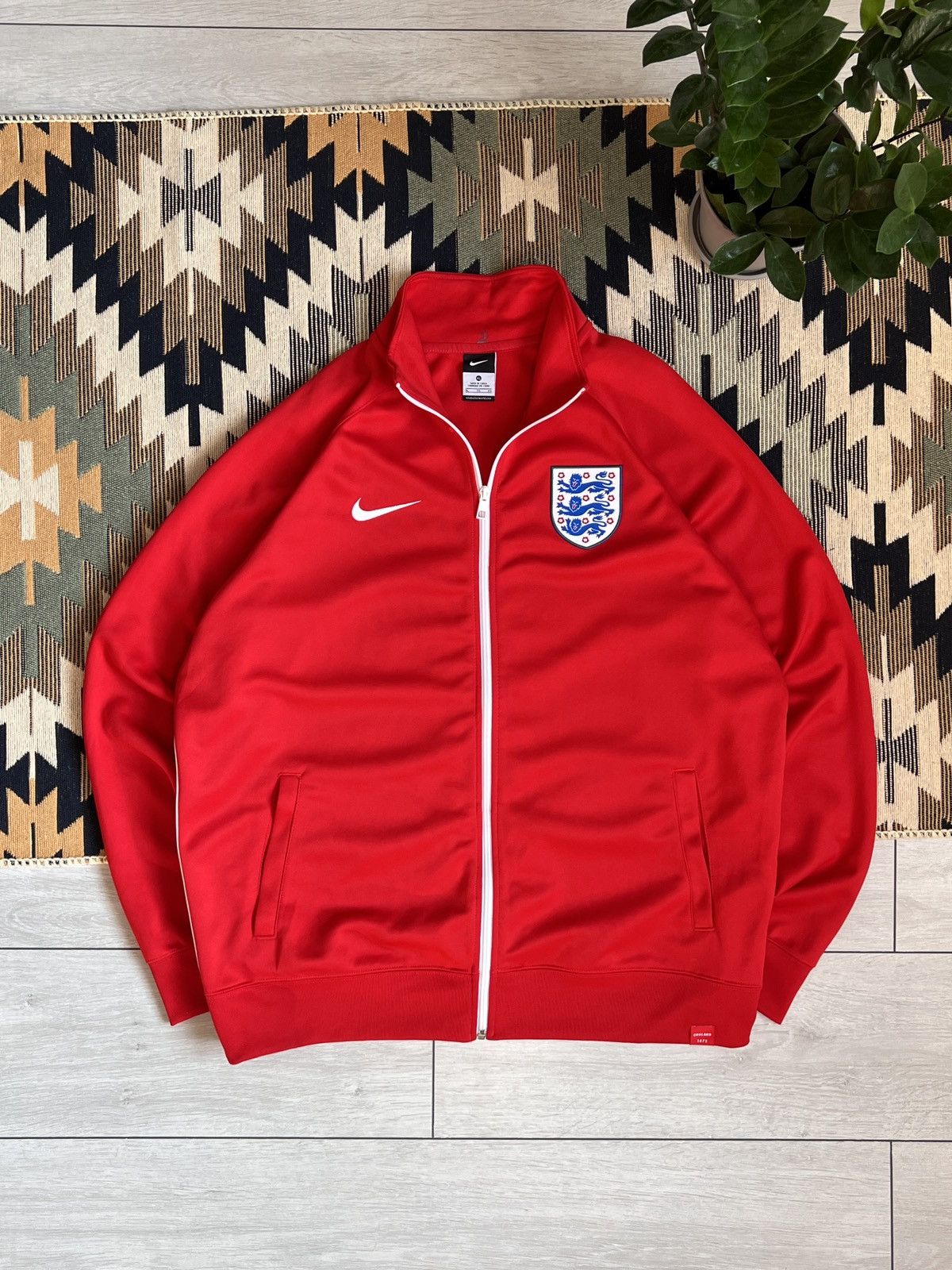 Nike Nike Team England 2016 Evro Football Soccer Anthem Track Top Size US XL / EU 56 / 4 - 1 Thumbnail