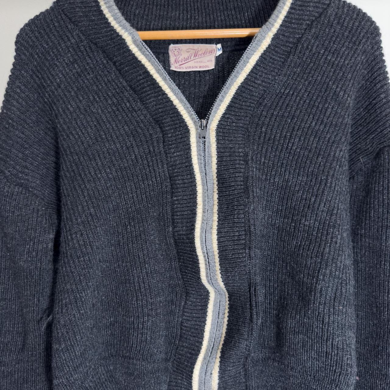 Other Vintage Real wool cardigan sweater Size US M / EU 48-50 / 2 - 2 Thumbnail