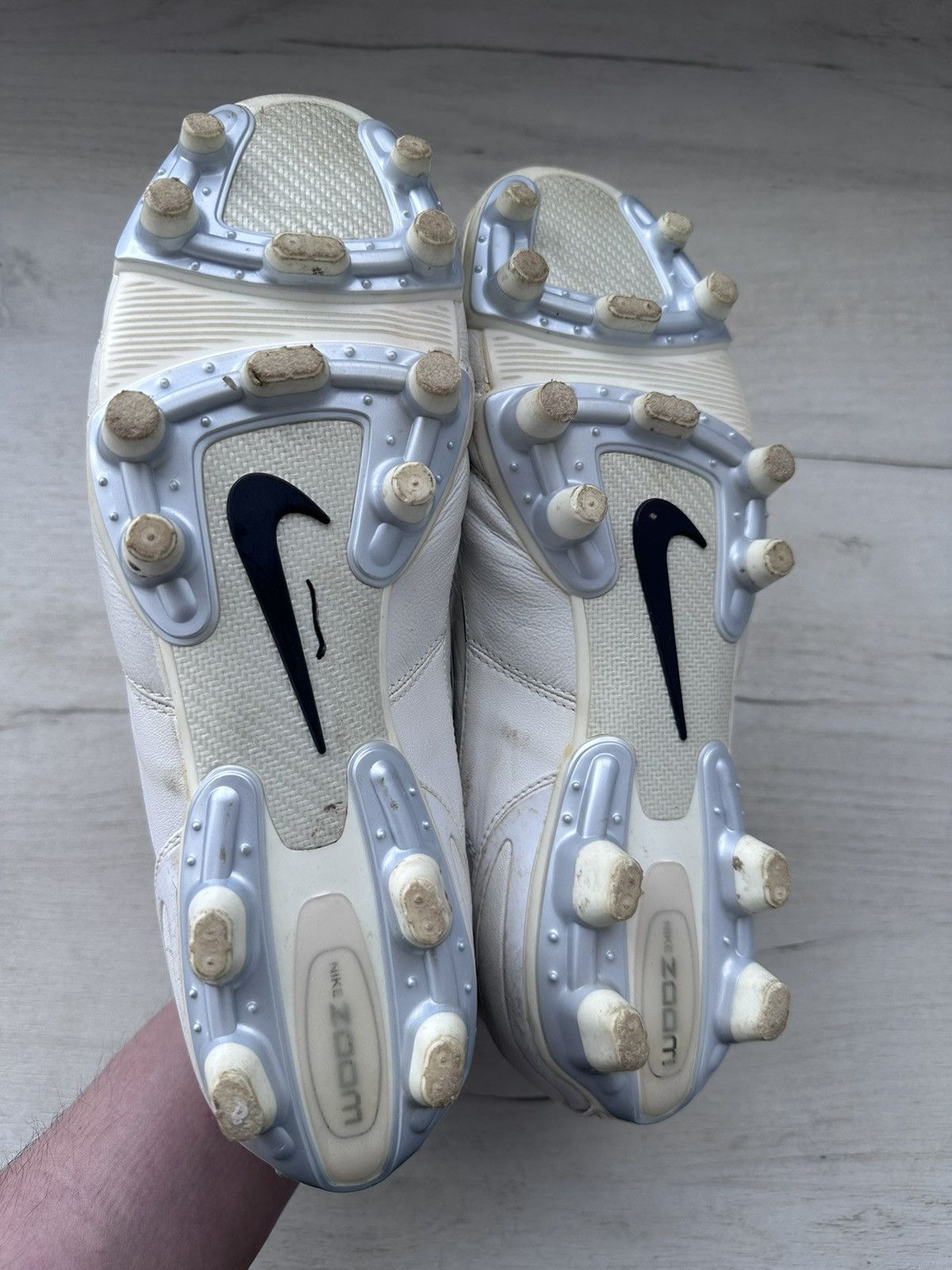 Nike × Vintage Nike Tiempo Legend Zoom Air Leather Football Cleats Boots Size US 9 / EU 42 - 11 Thumbnail