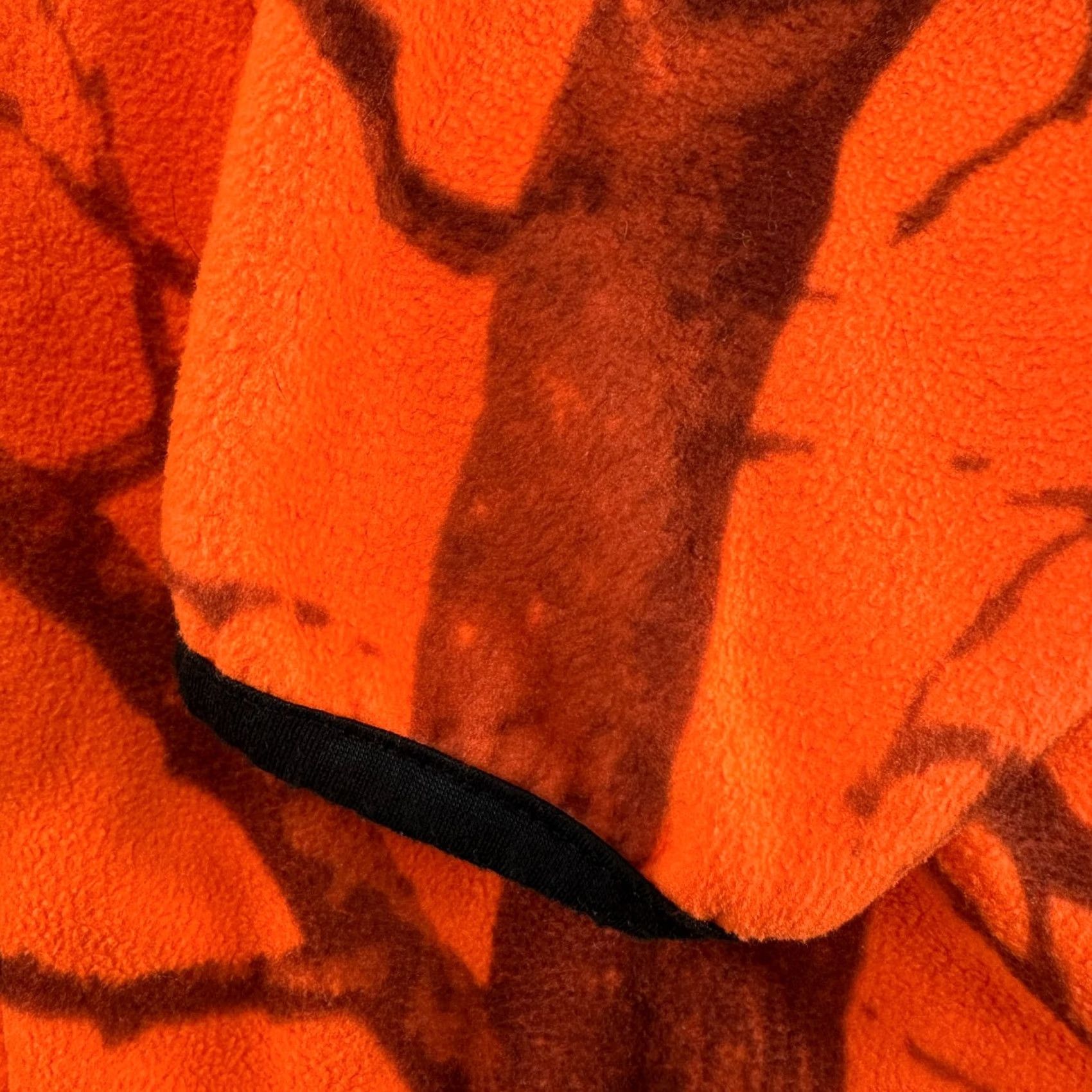 Realtree WFS Hoodie Mens L Orange Camo Pullover Hooded Fleece Pocket Camouflage Hunting RealTree Style Crew Neck Size US L / EU 52-54 / 3 - 6 Thumbnail
