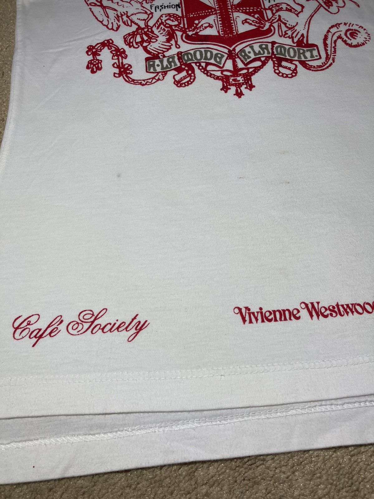 Vivienne Westwood SS94 Vivienne Westwood Cafe Society Gold Label 1994 90s Red Size US S / EU 44-46 / 1 - 5 Thumbnail