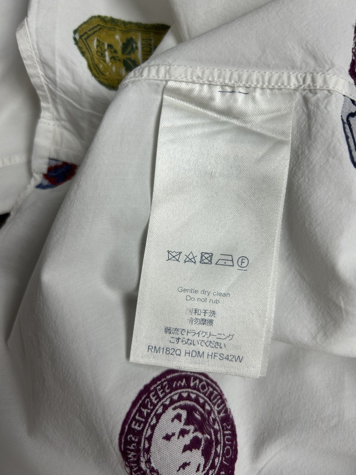 Louis Vuitton Louis Vuitton Embroidered Multi Logo Shirt Button Up Size US S / EU 44-46 / 1 - 11 Thumbnail